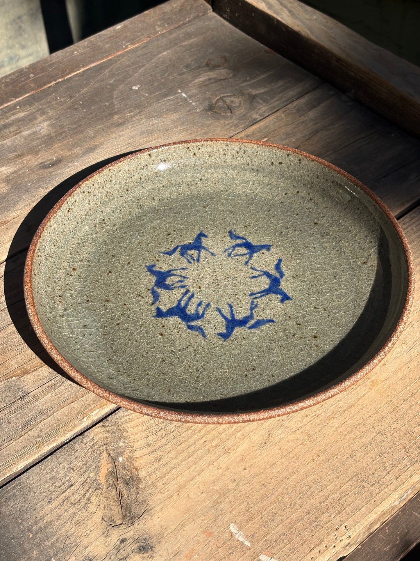 Running Horses plate