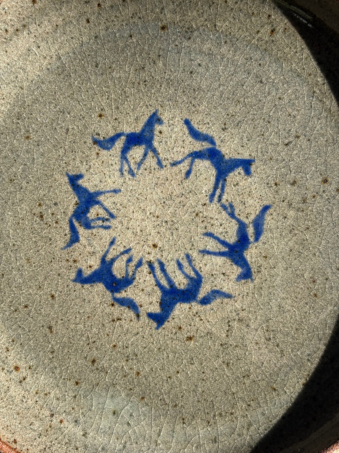 Running Horses plate