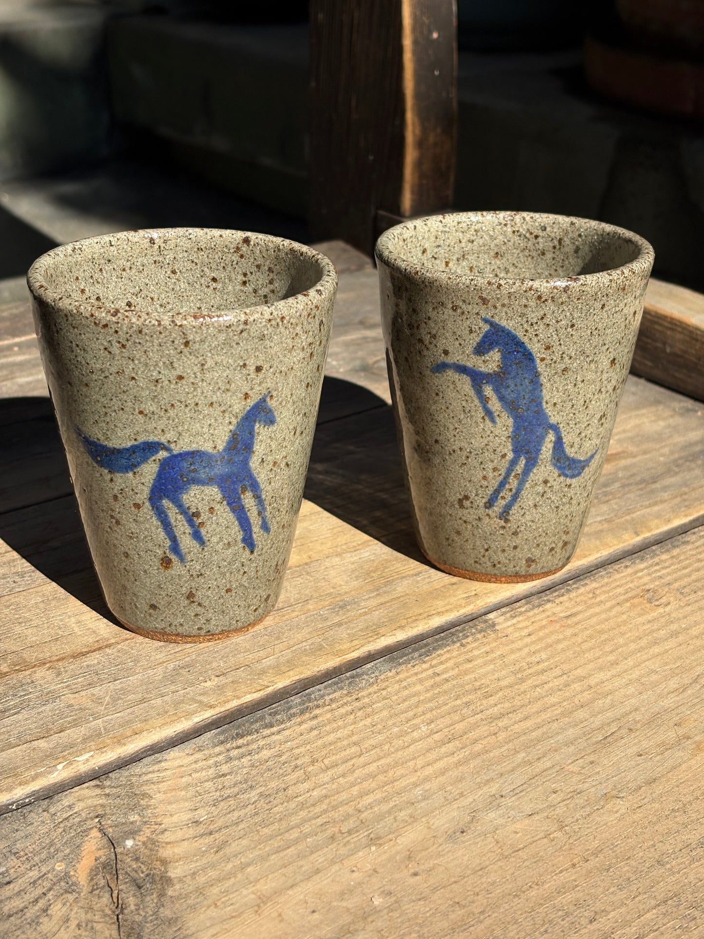 Horse and Star cup set