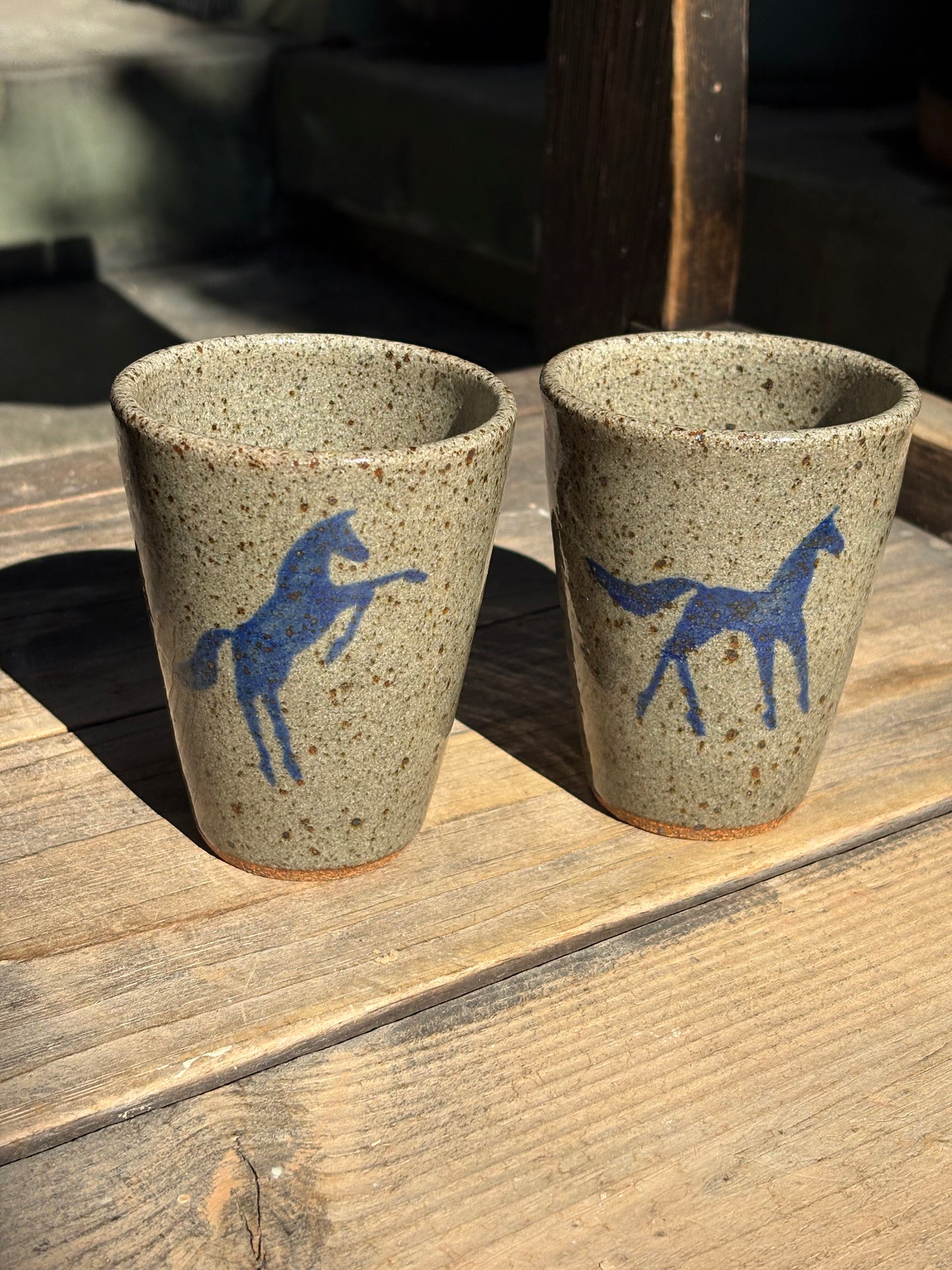 Horse and Star cup set
