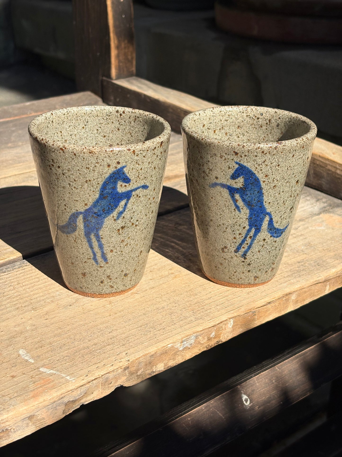 Horse and Star cup set