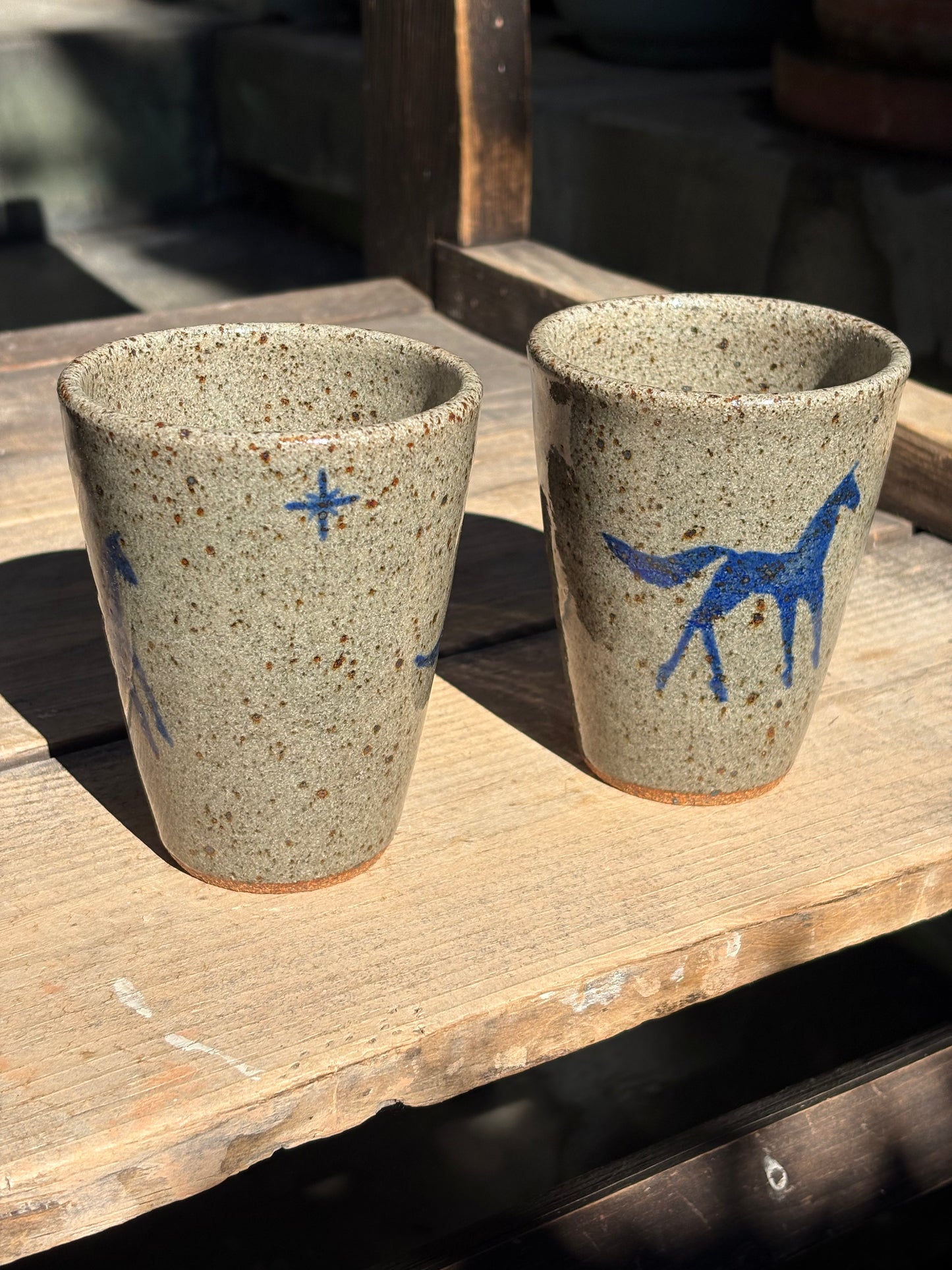 Horse and Star cup set