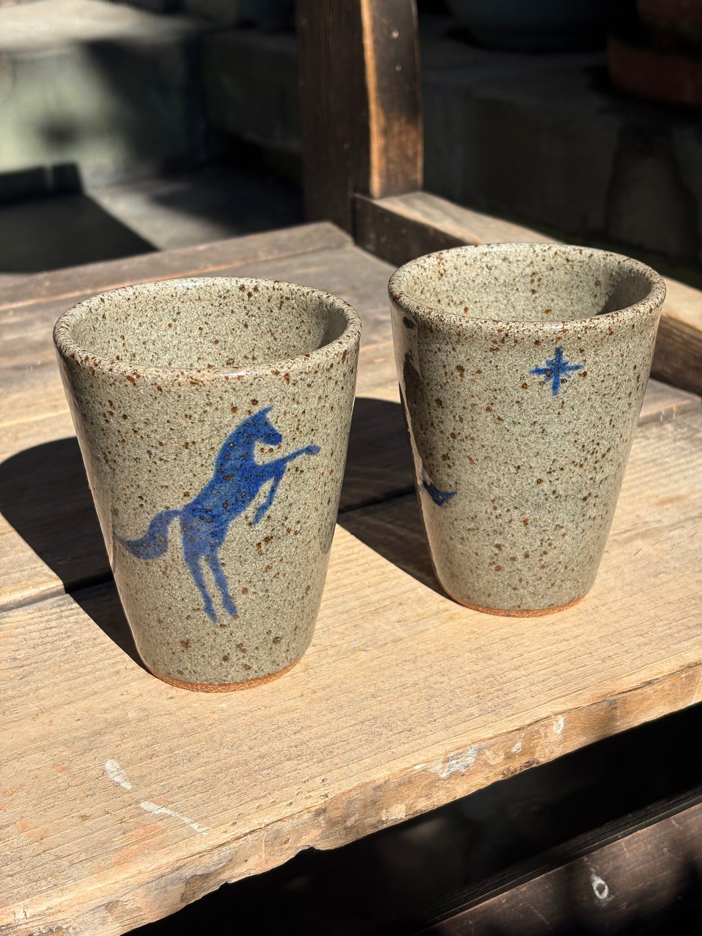 Horse and Star cup set
