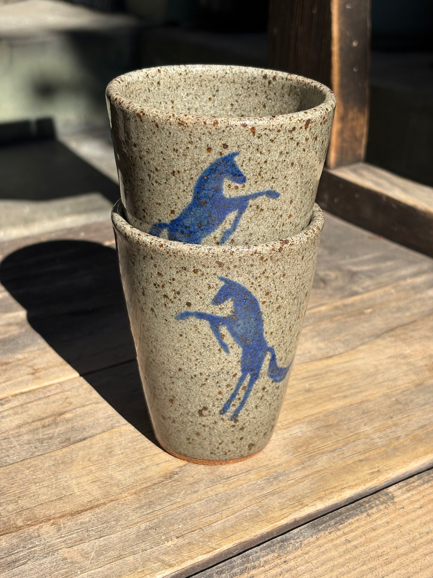 Horse and Star cup set