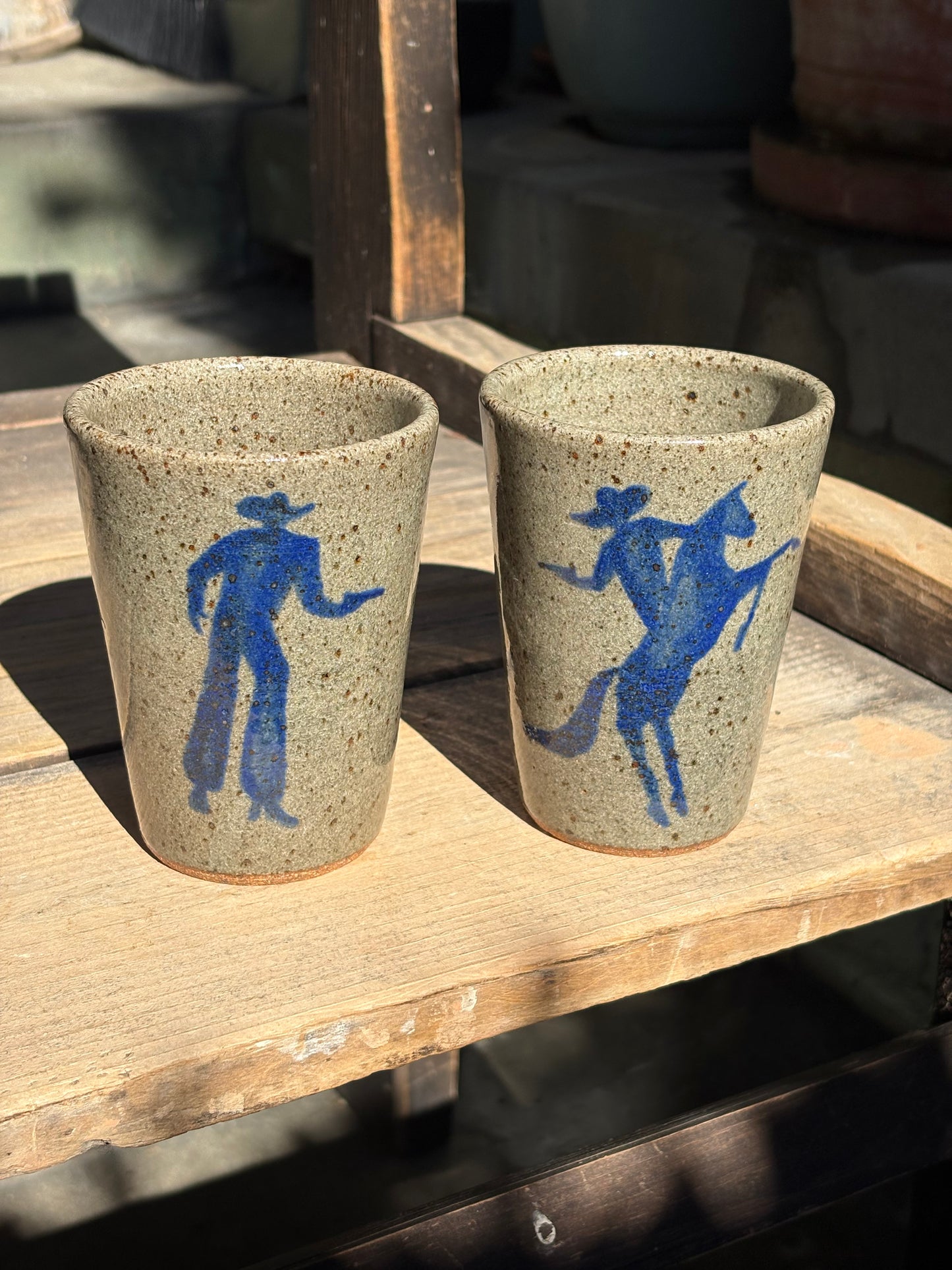 Cowboy Shootout cup set