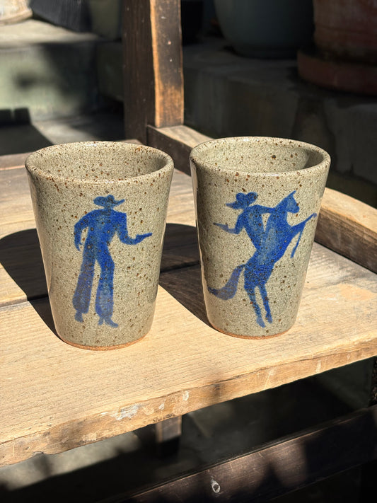 Cowboy Shootout cup set