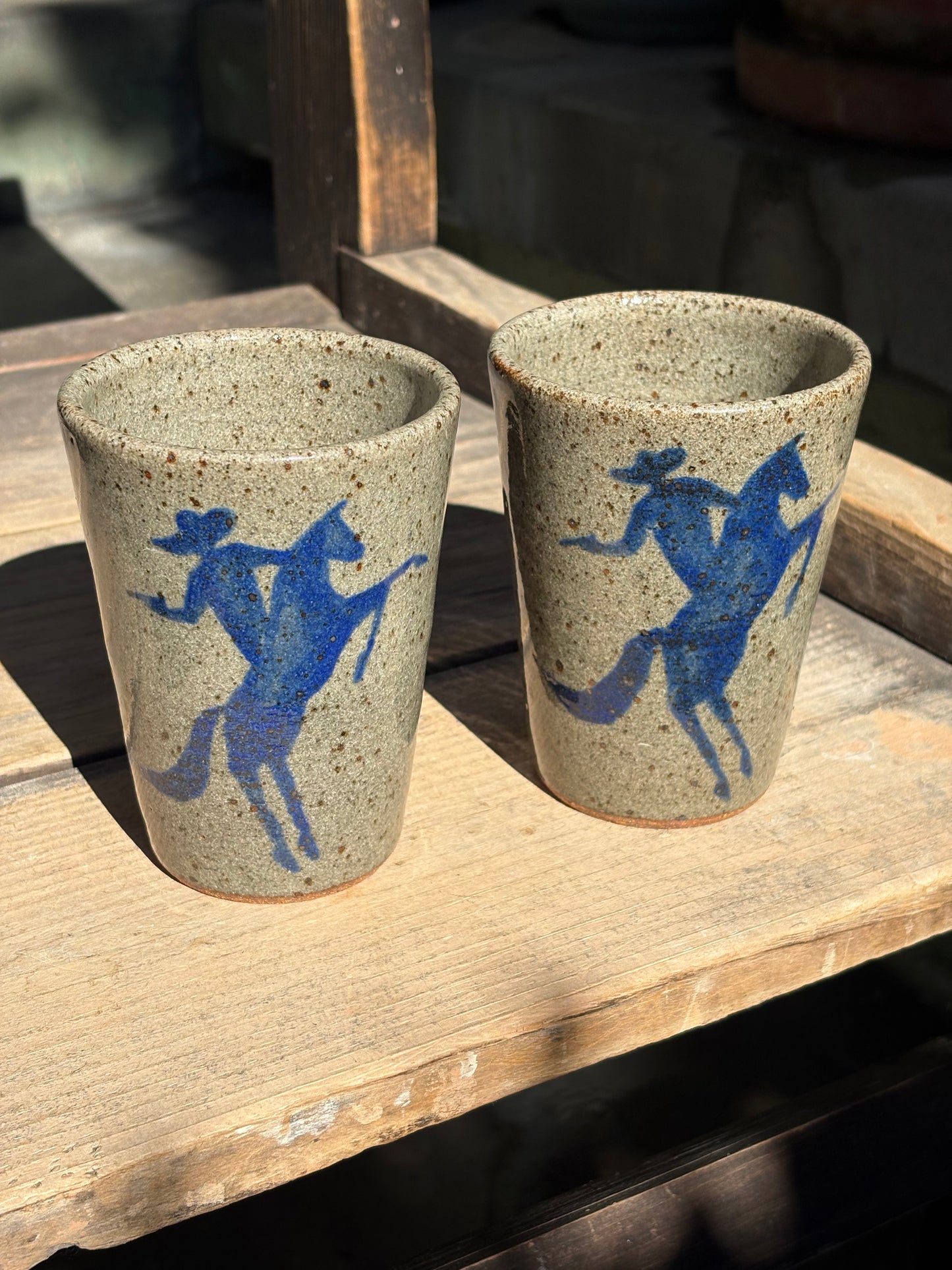 Cowboy Shootout cup set