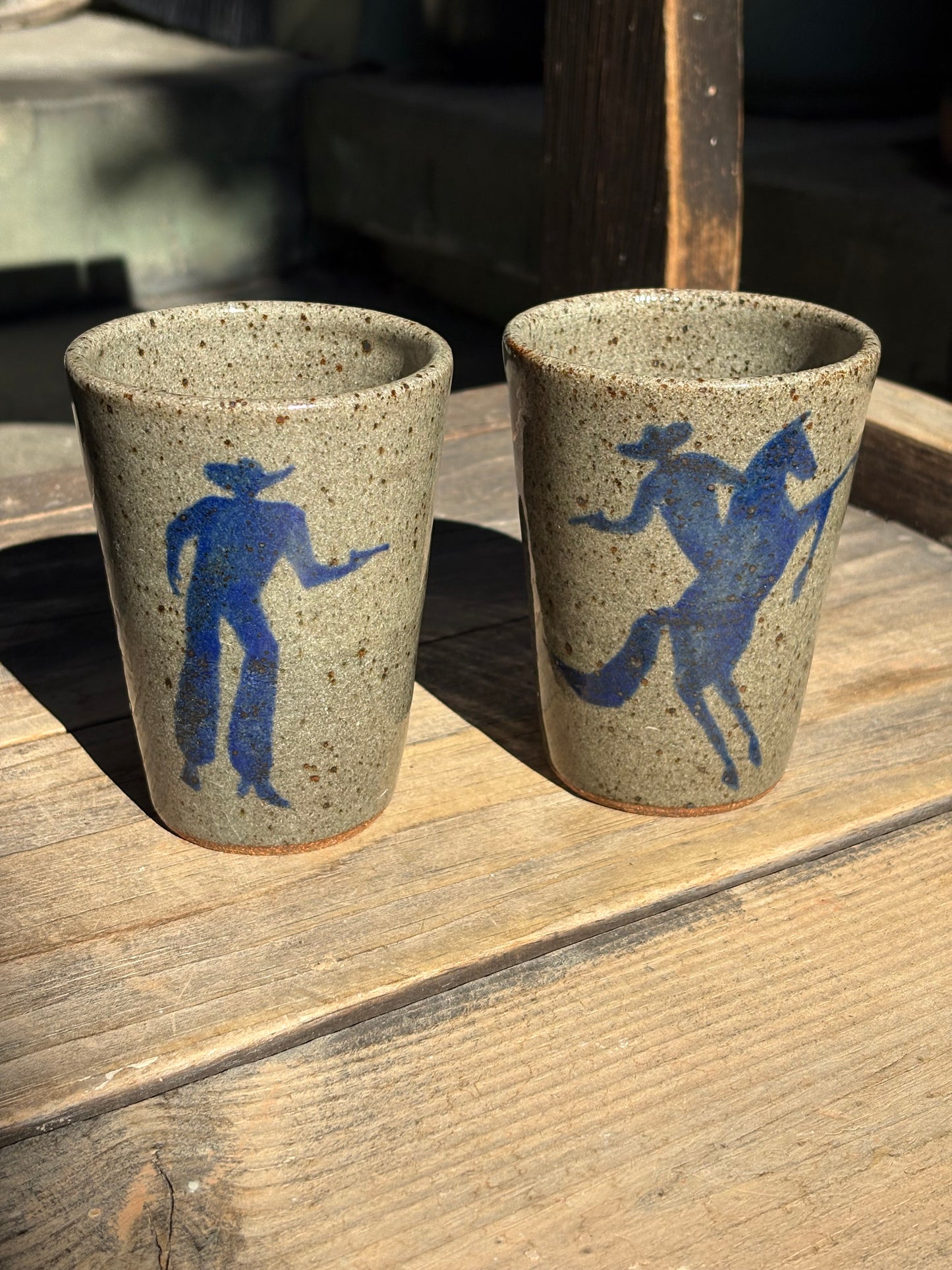 Cowboy Shootout cup set