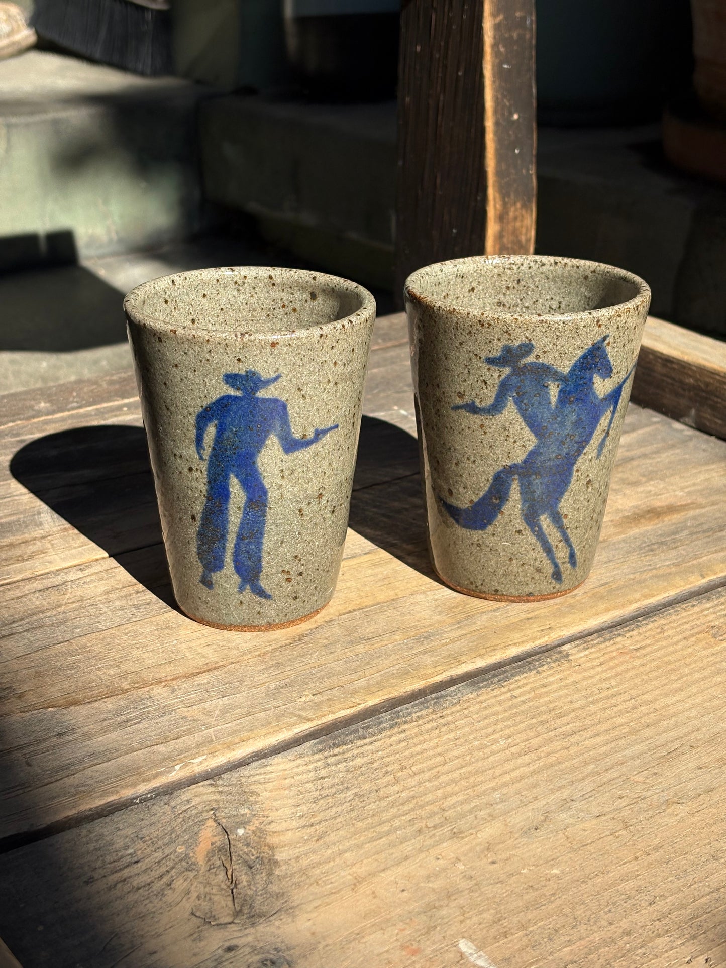 Cowboy Shootout cup set