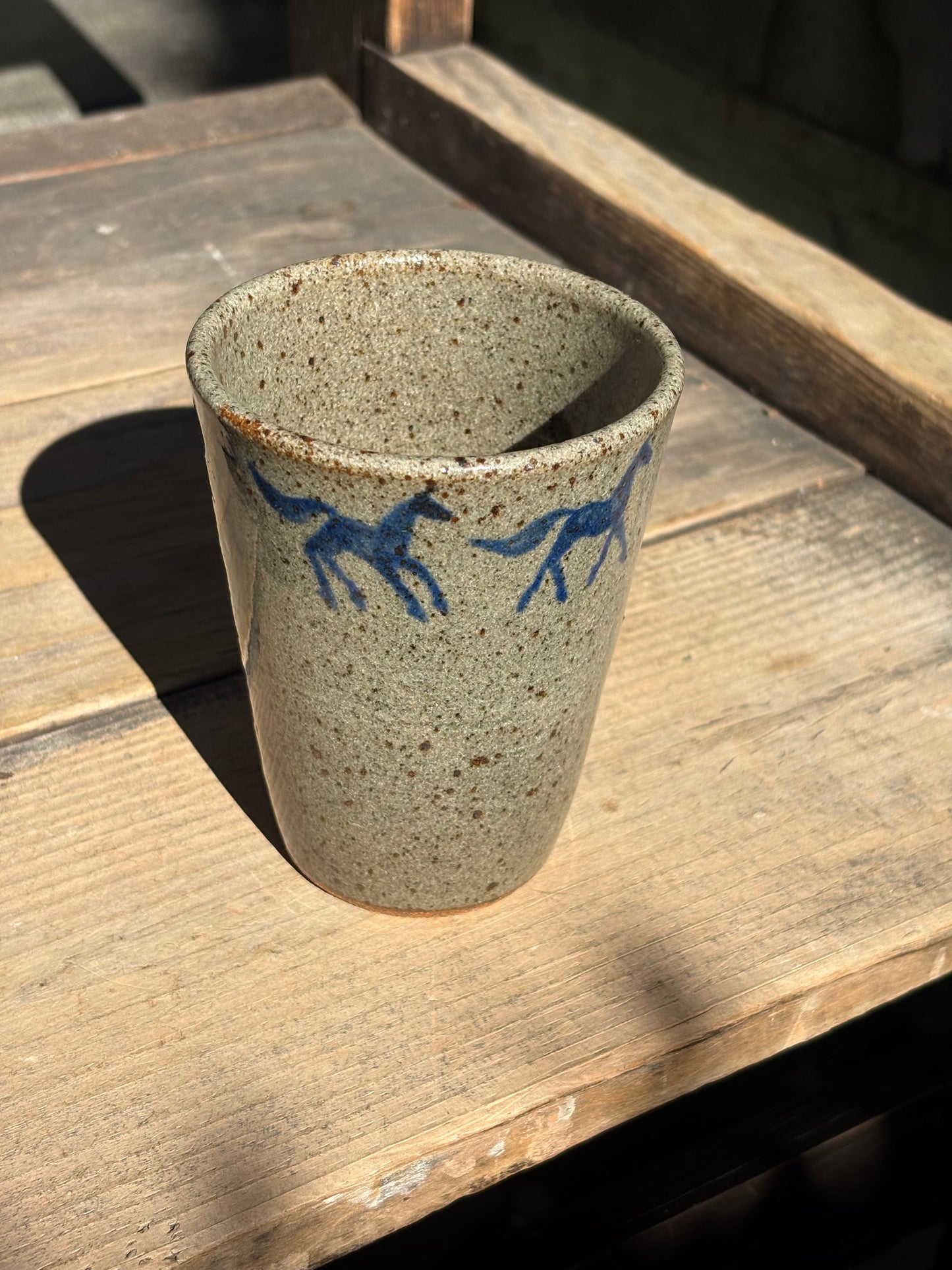 Running Horses cup