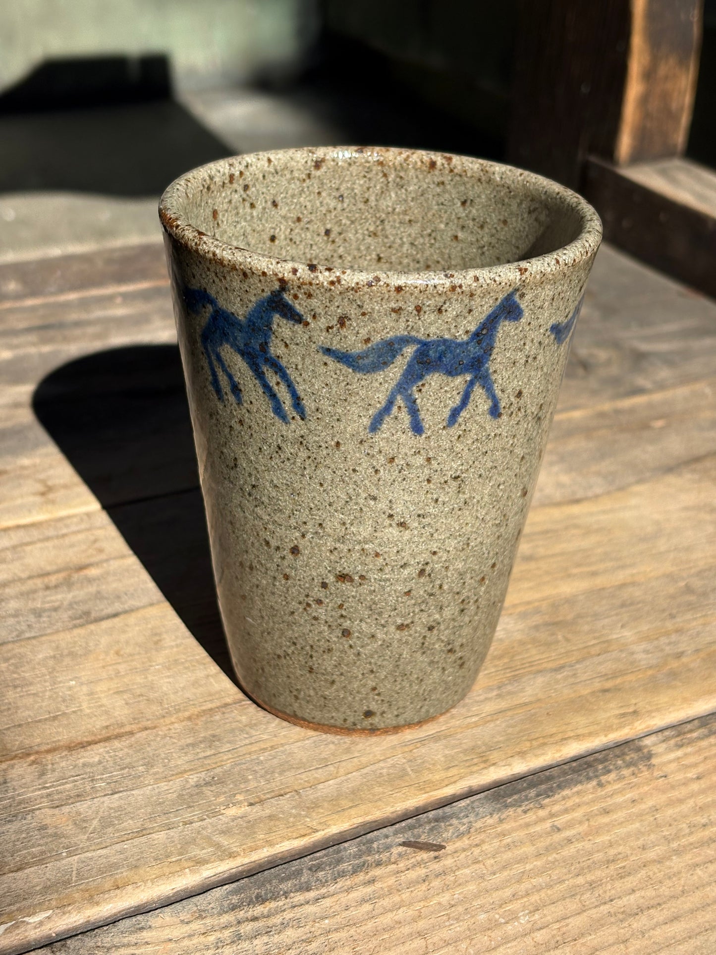 Running Horses cup