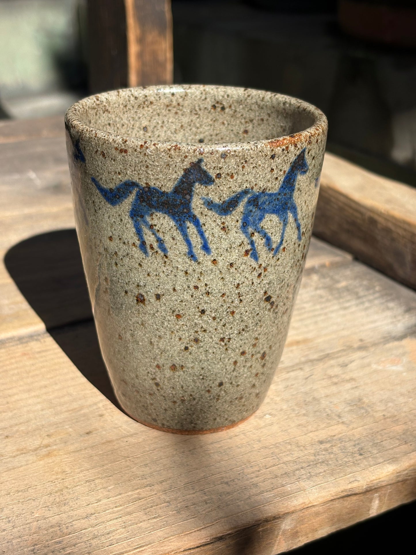 Running Horses cup