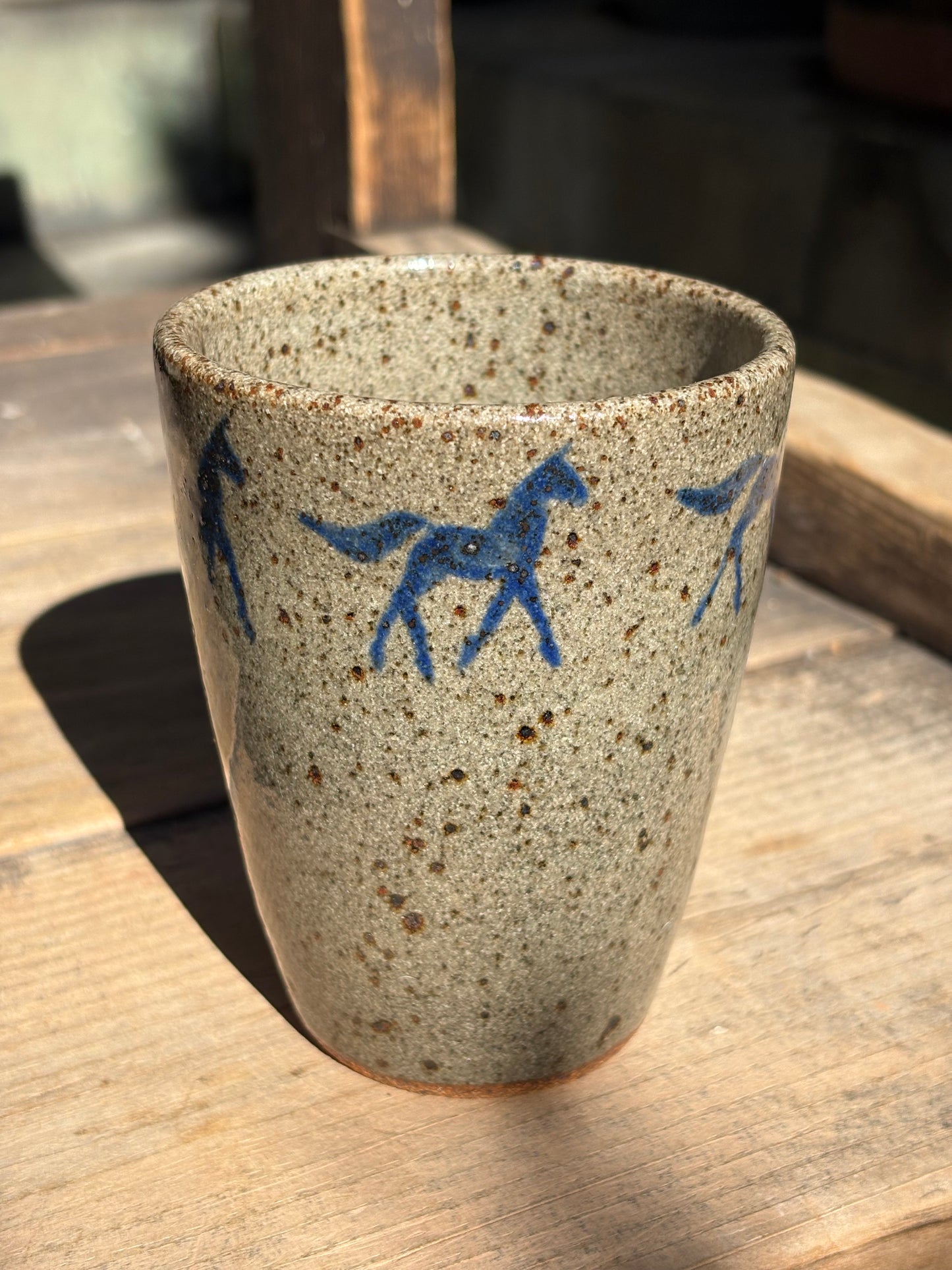 Running Horses cup