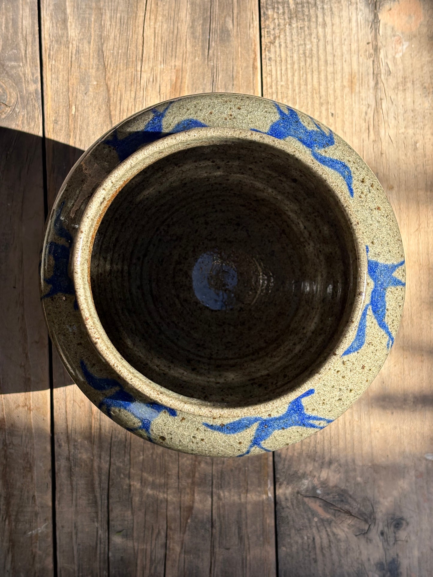 Running Horses vase