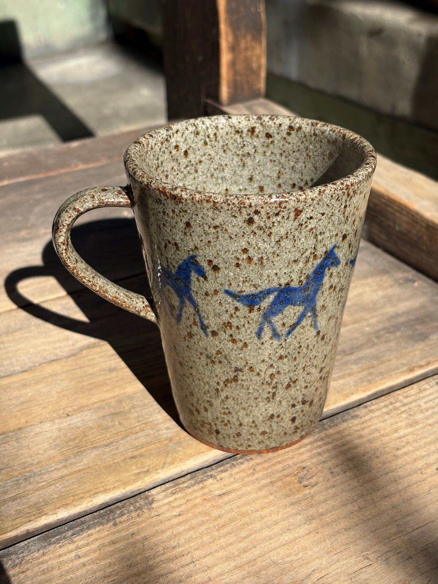 Running Horses mug