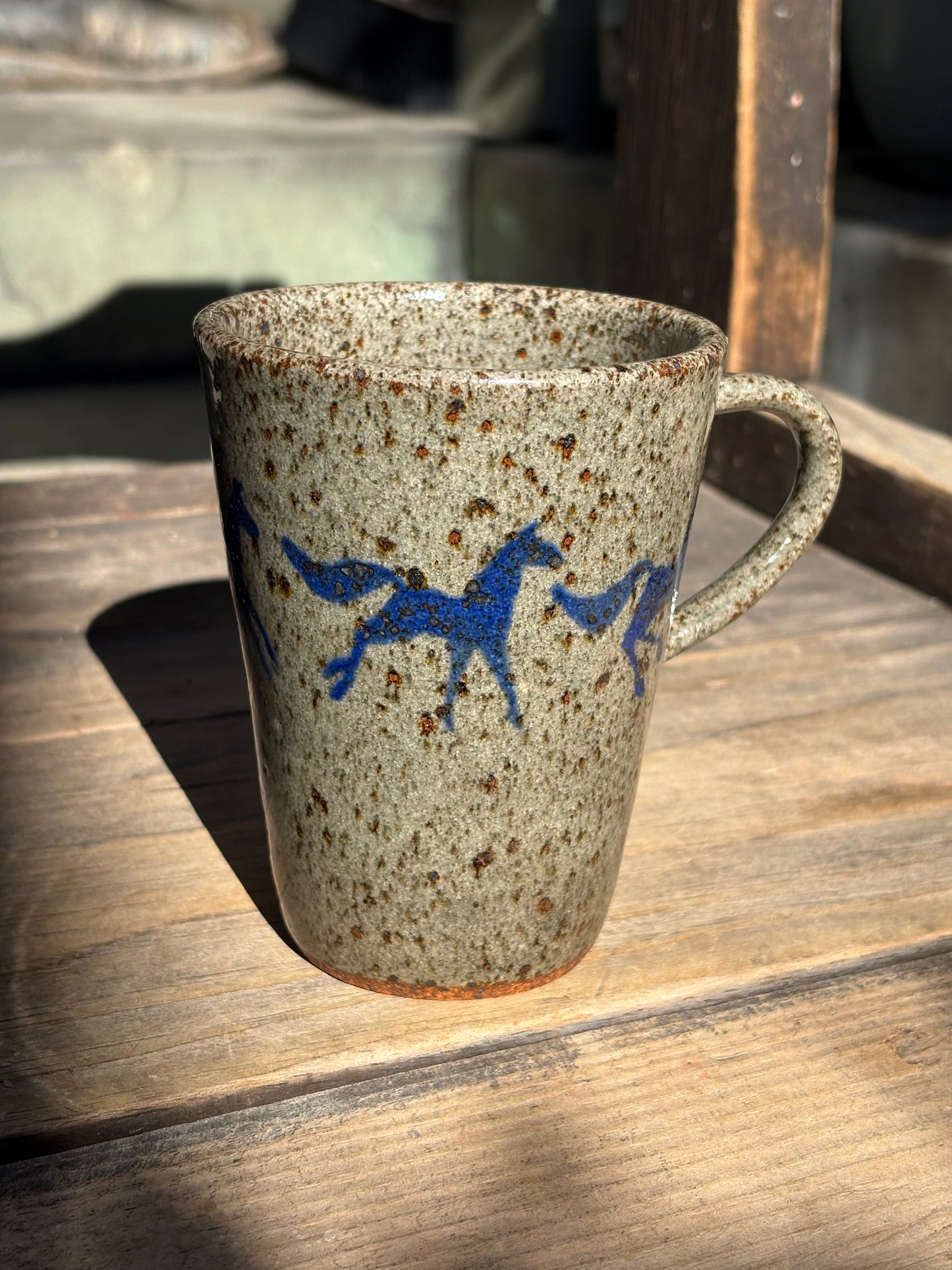 Running Horses mug