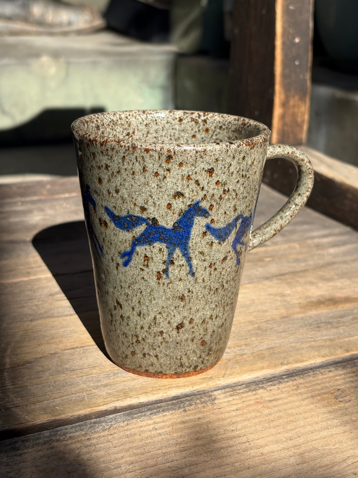 Running Horses mug