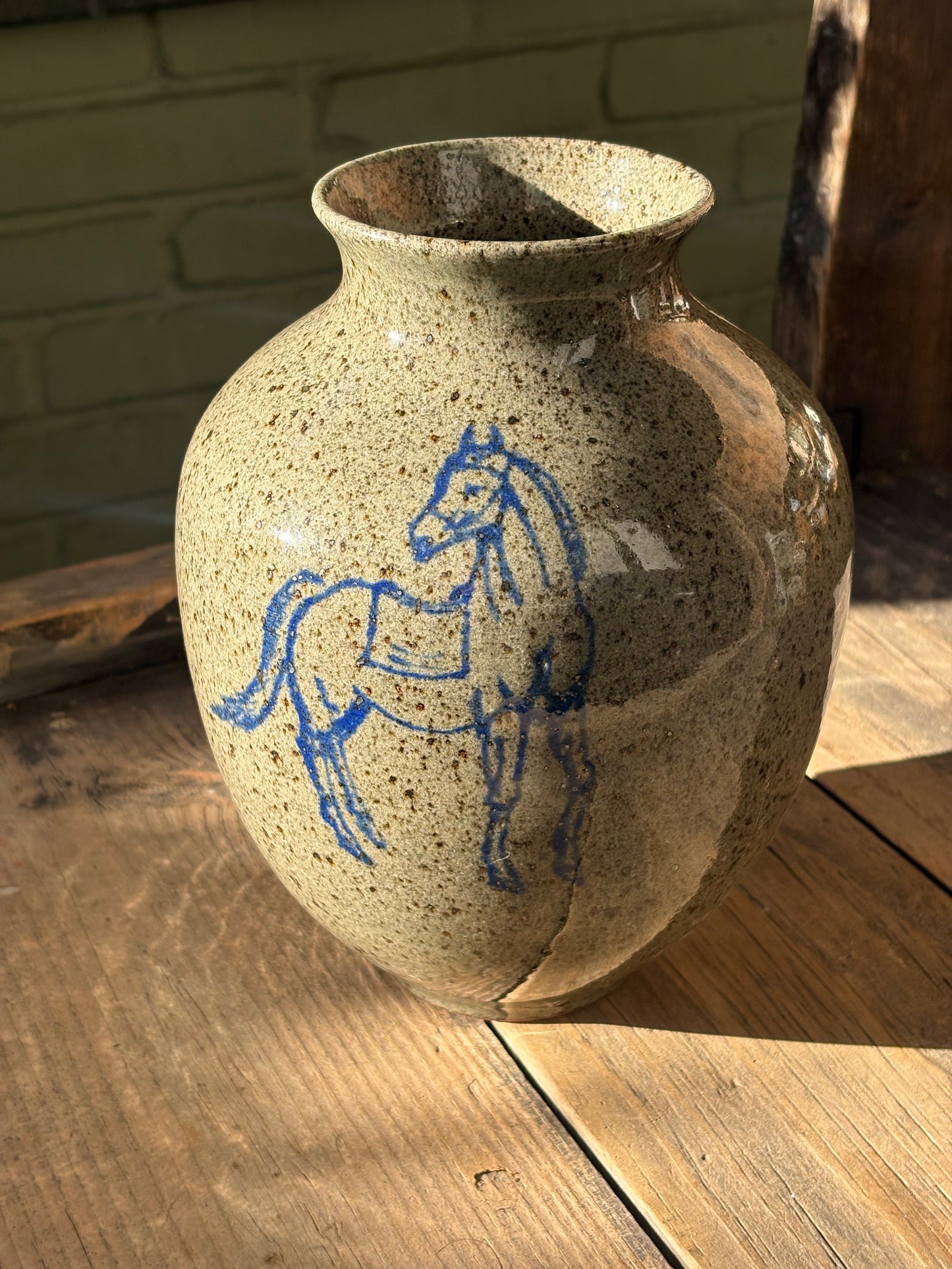Horse vase