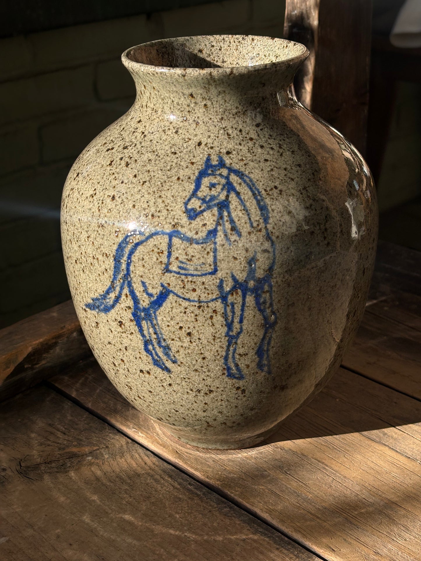 Horse vase