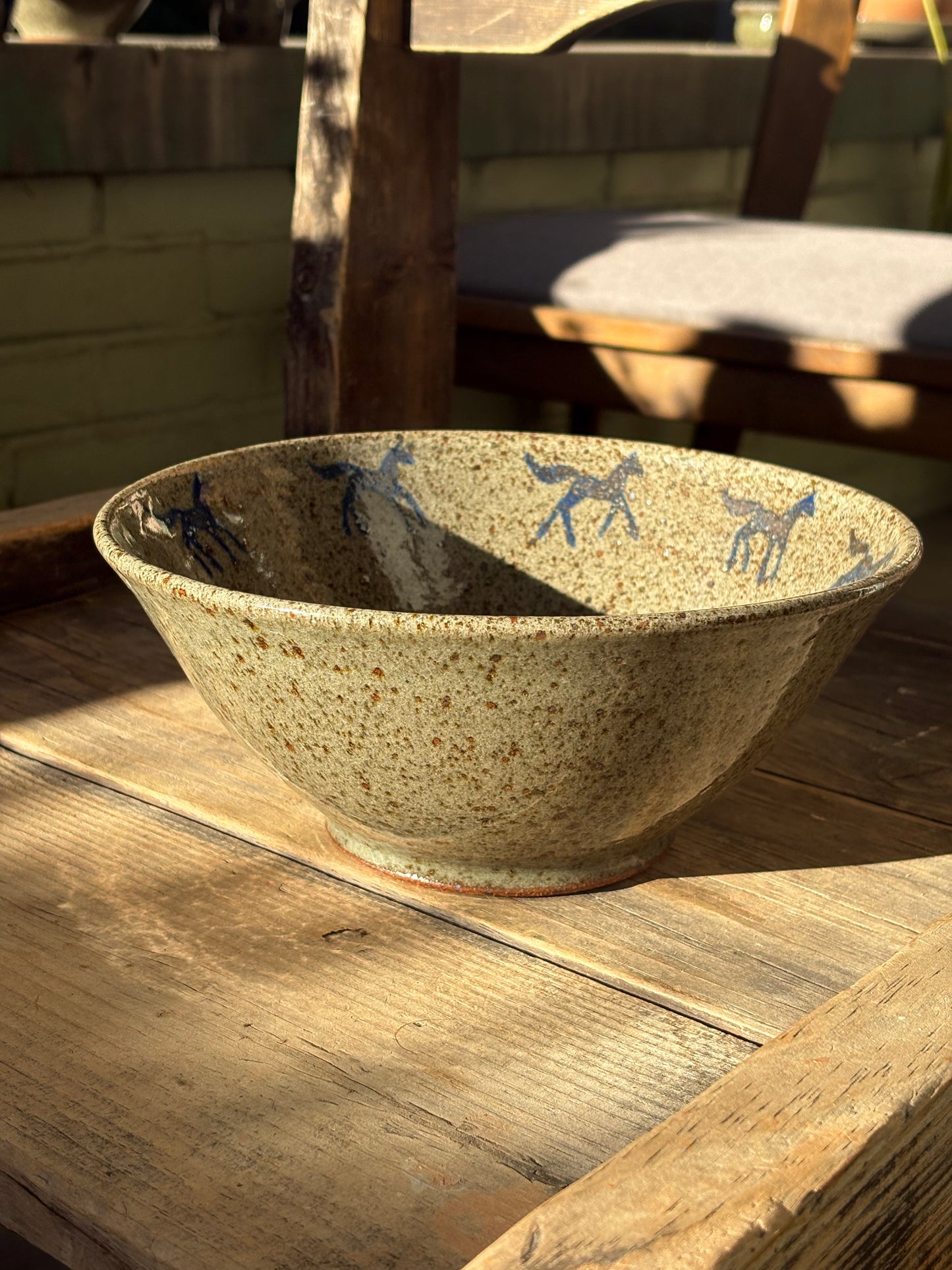 Running Horses bowl
