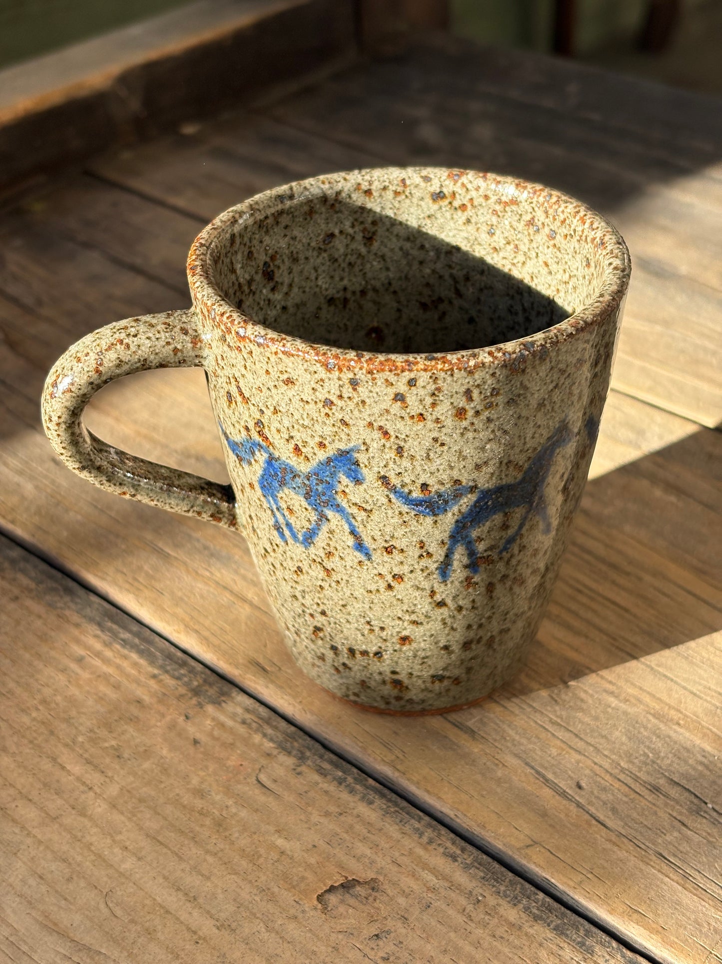 Running Horses mug