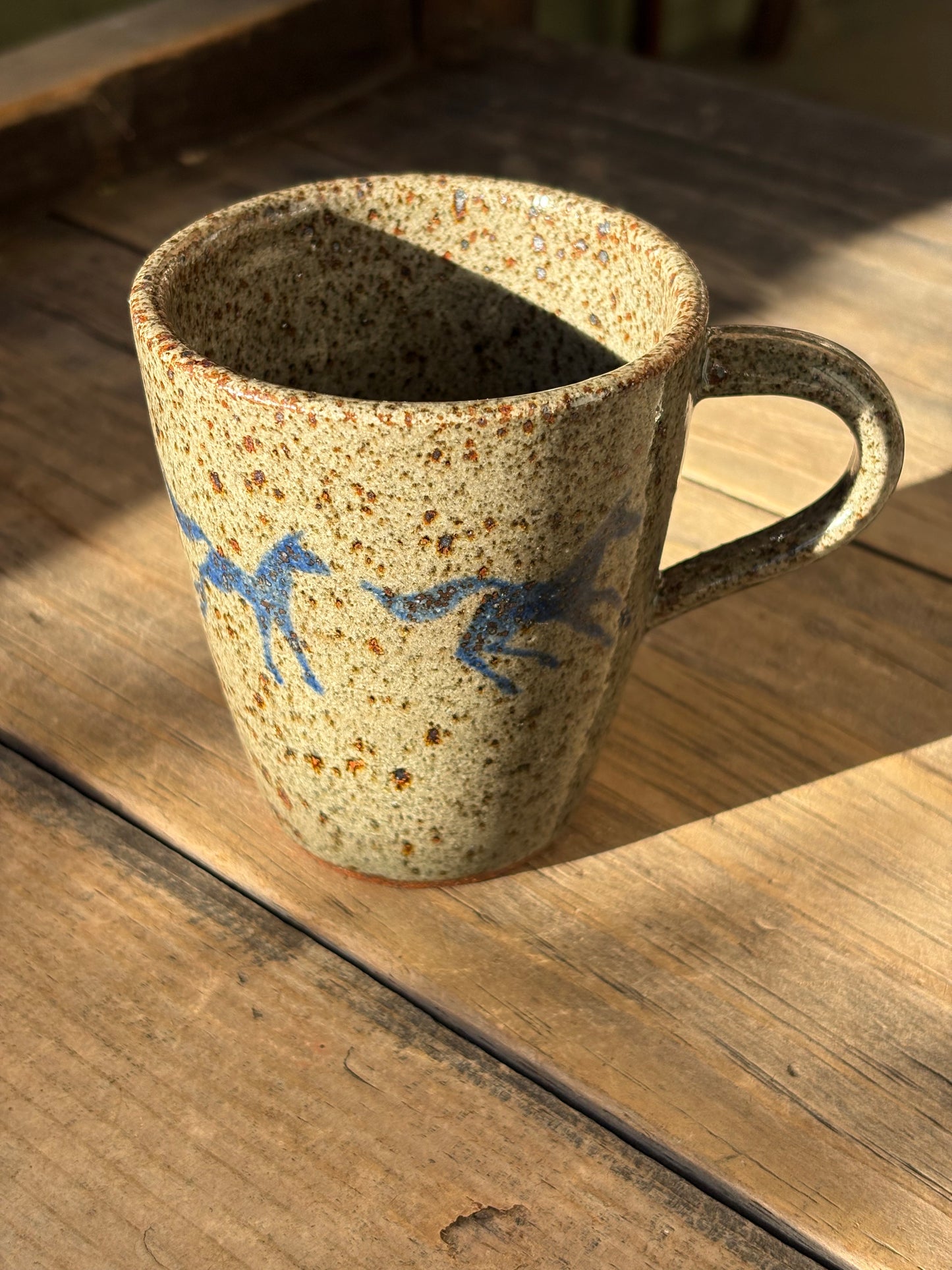 Running Horses mug