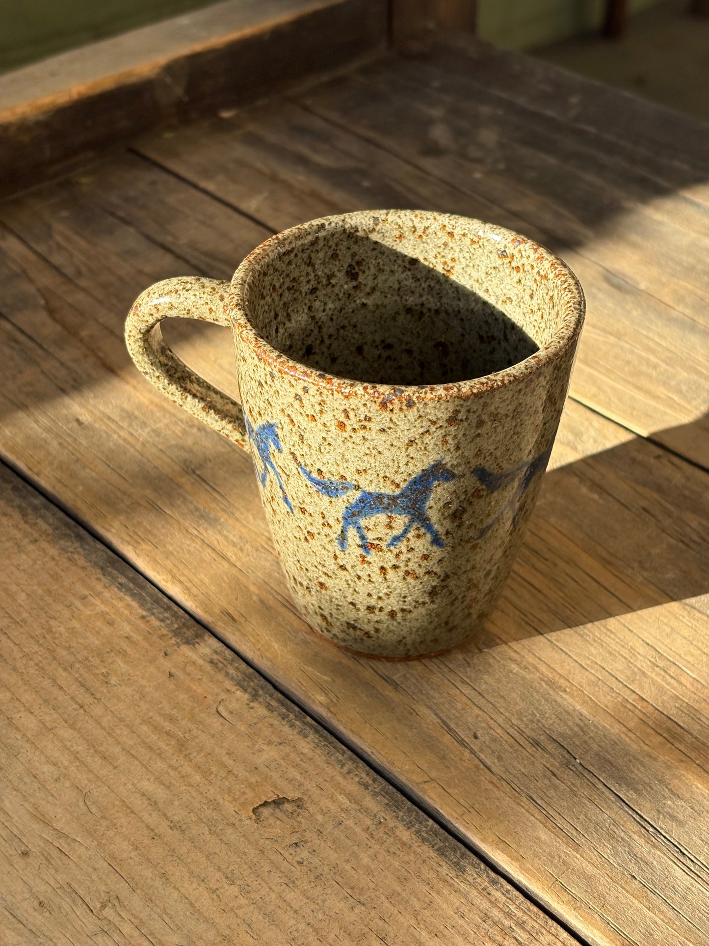 Running Horses mug