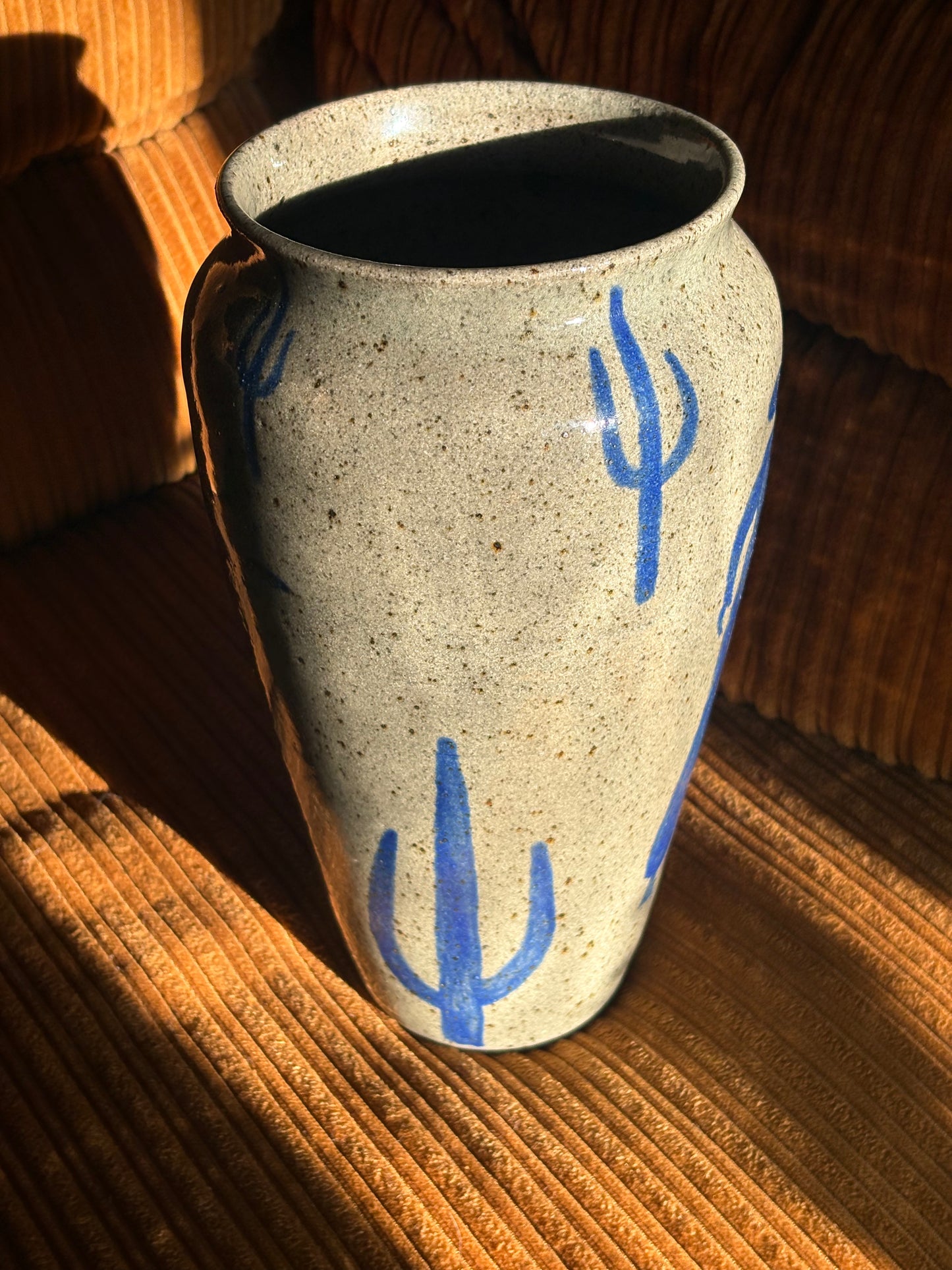 Cowboy Shootout vase