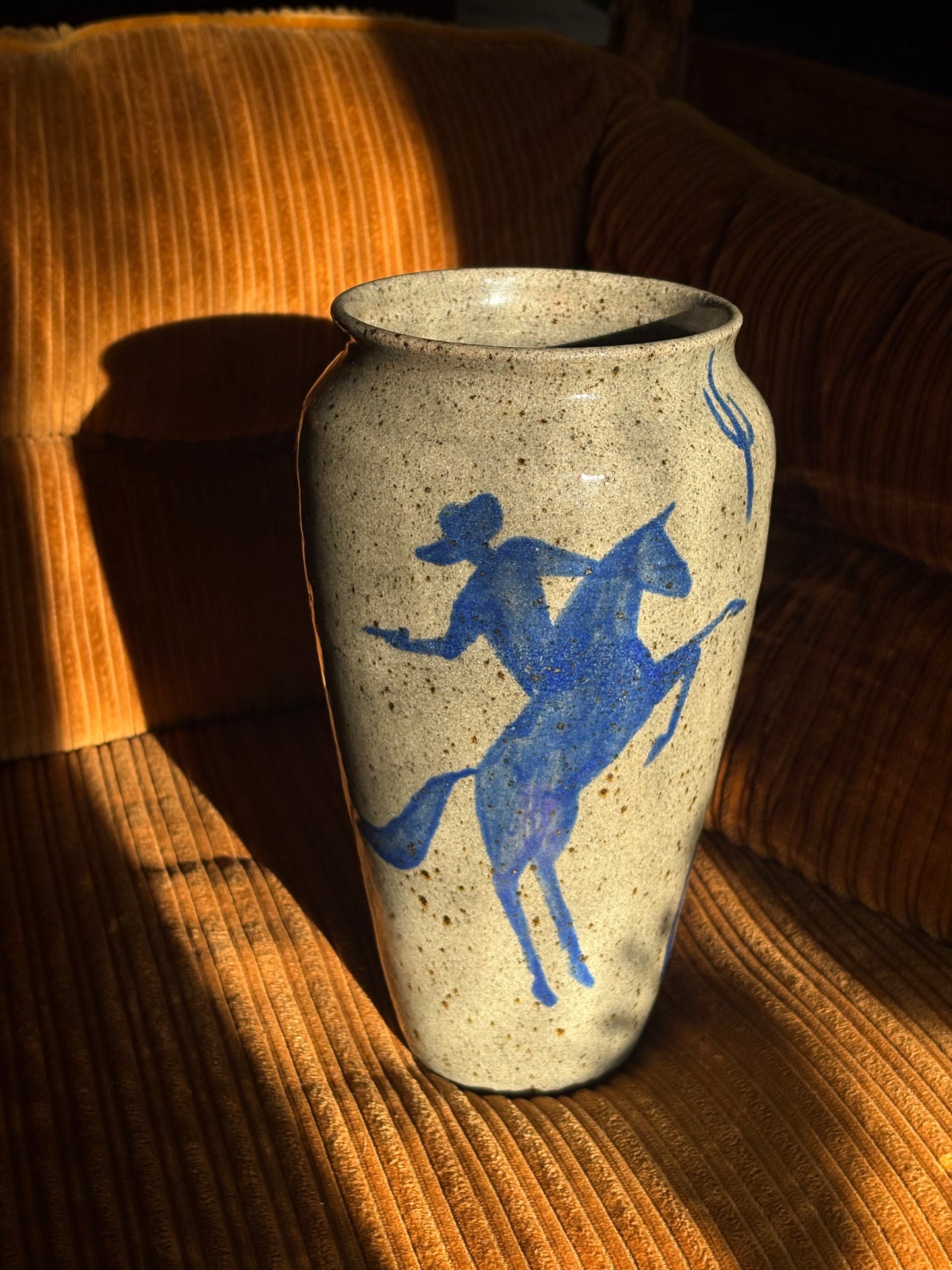 Cowboy Shootout vase