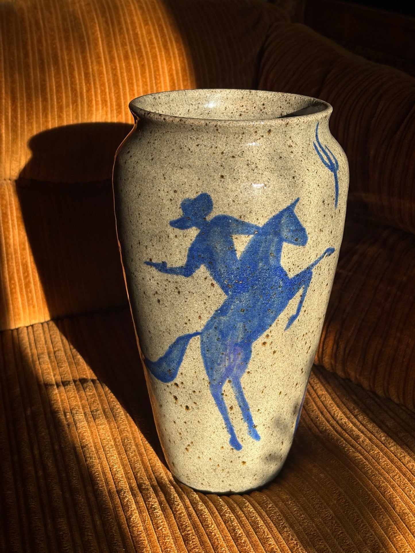 Cowboy Shootout vase