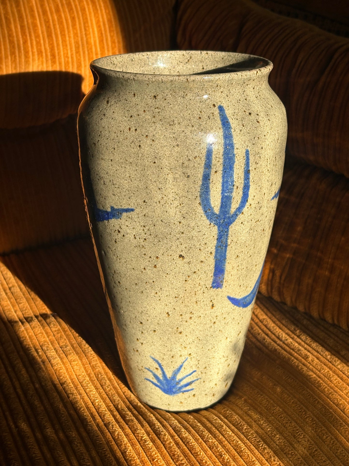 Cowboy Shootout vase