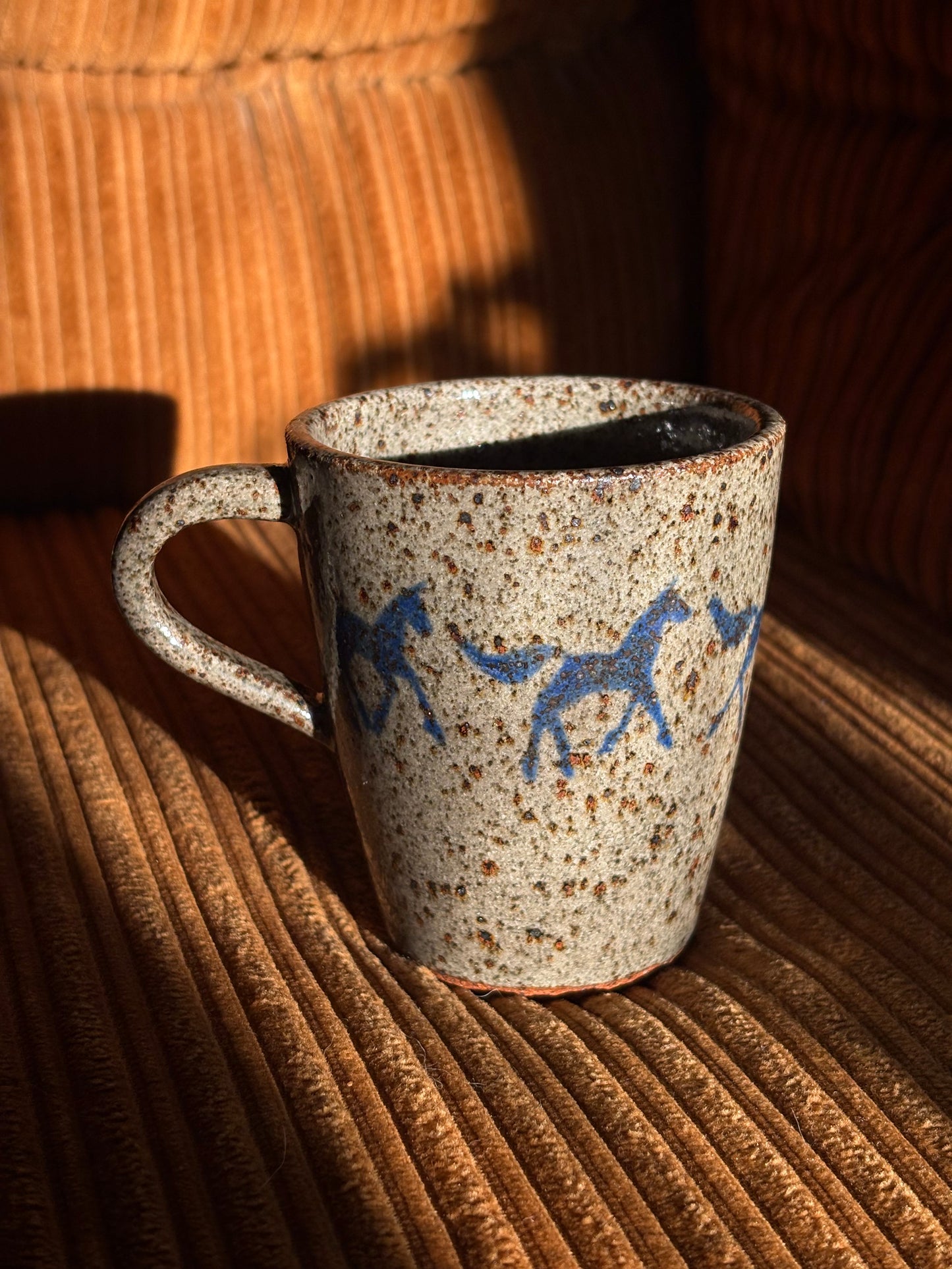 Running Horses mug