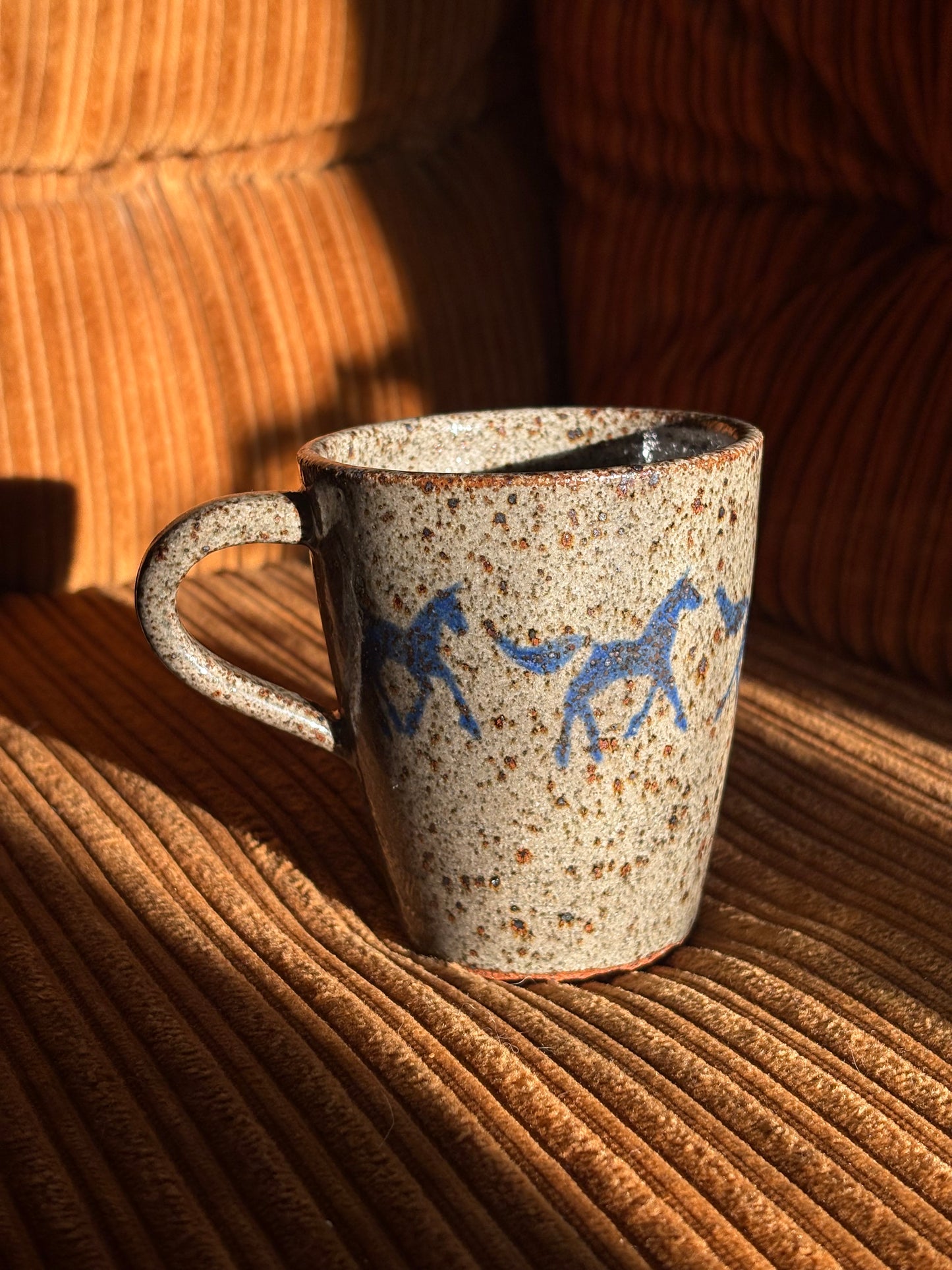 Running Horses mug