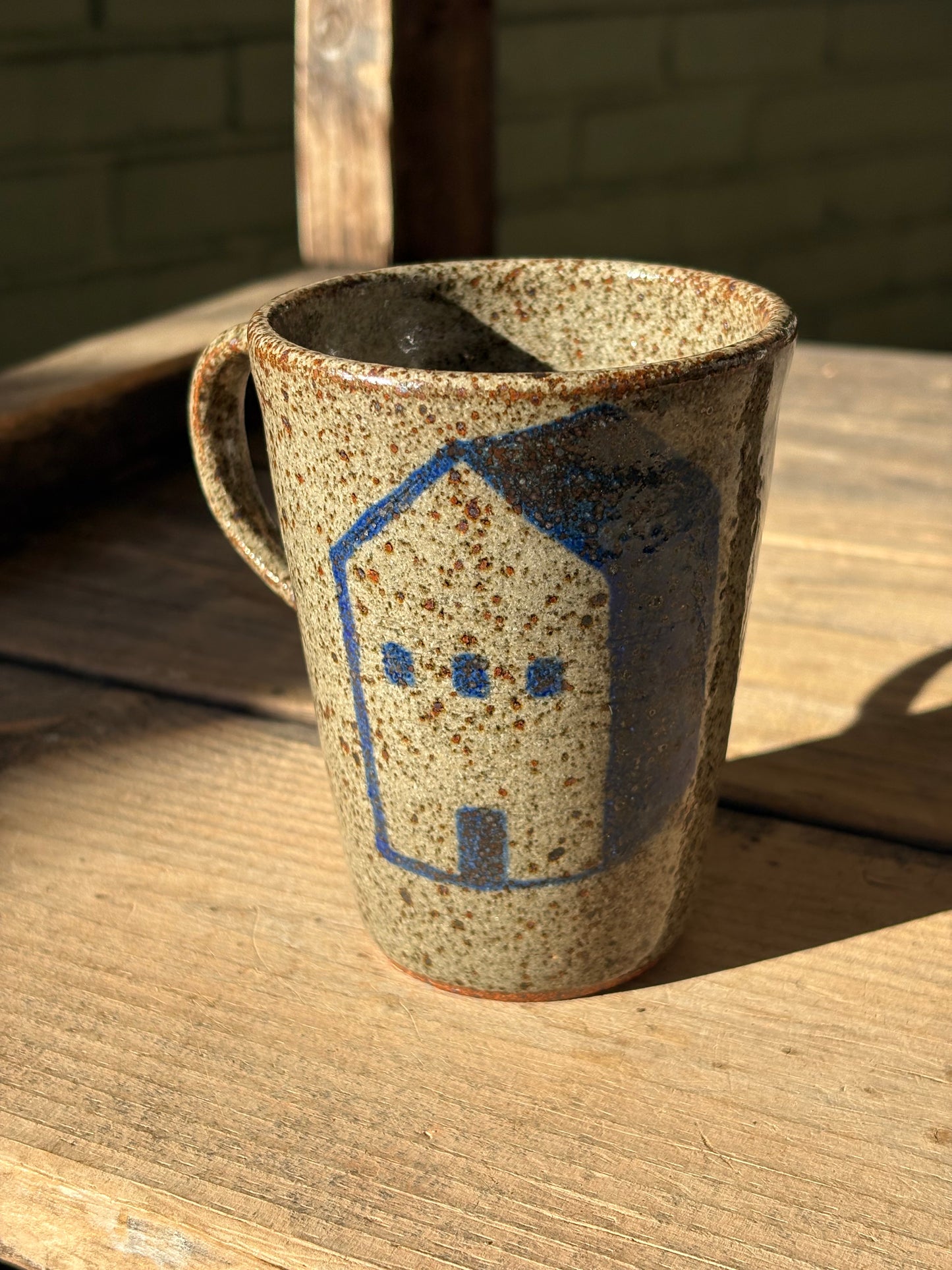 House with Three Trees mug