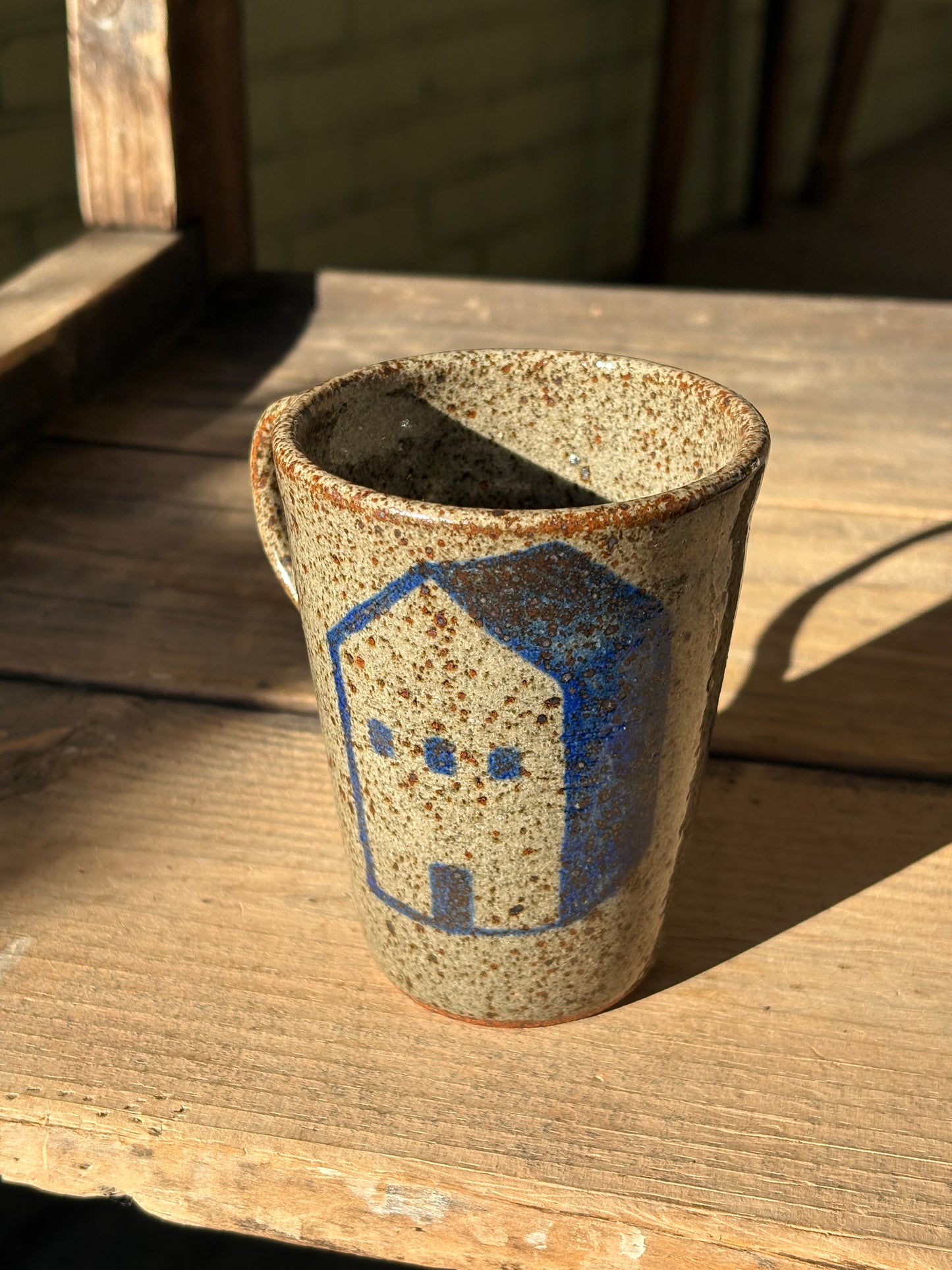 House with Three Trees mug