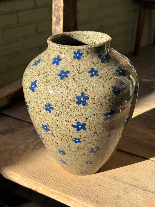 Blue Flowers vase