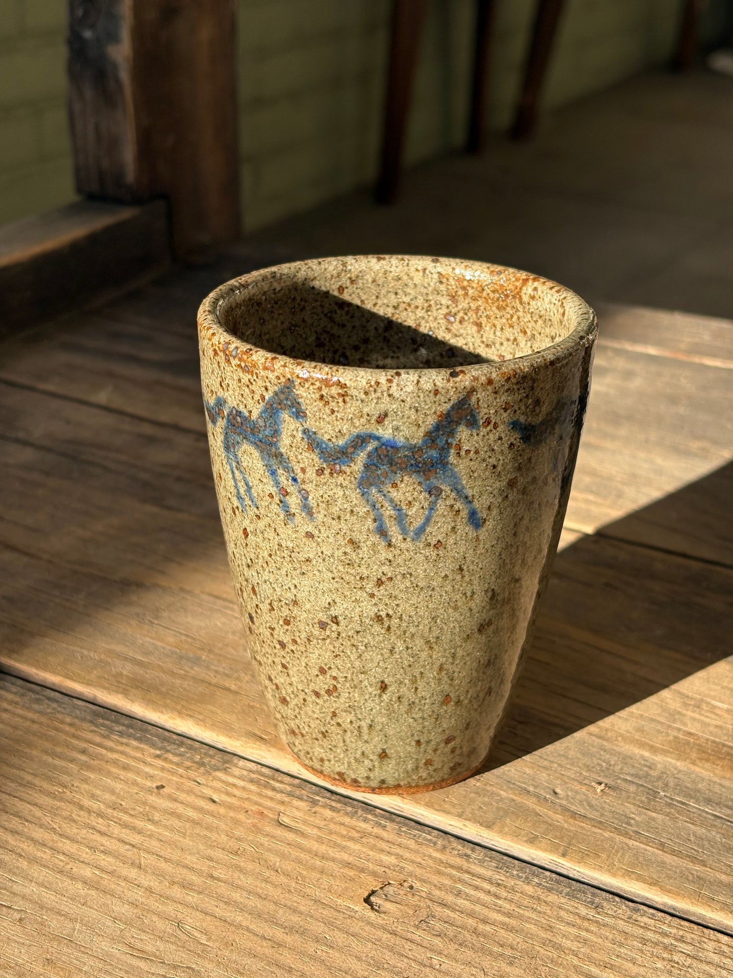 Running Horses cup