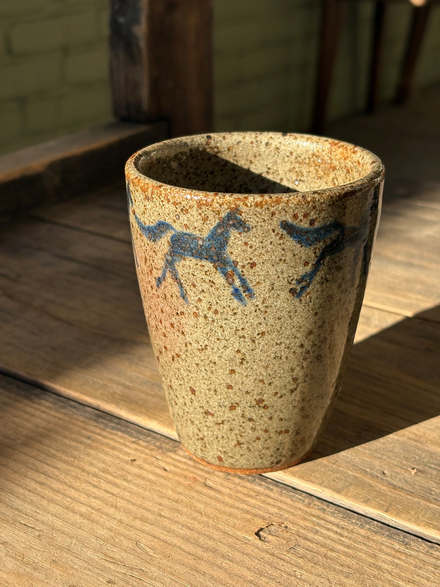 Running Horses cup