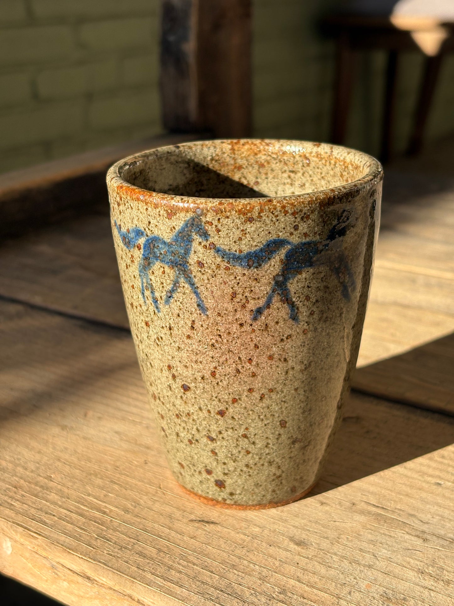 Running Horses cup