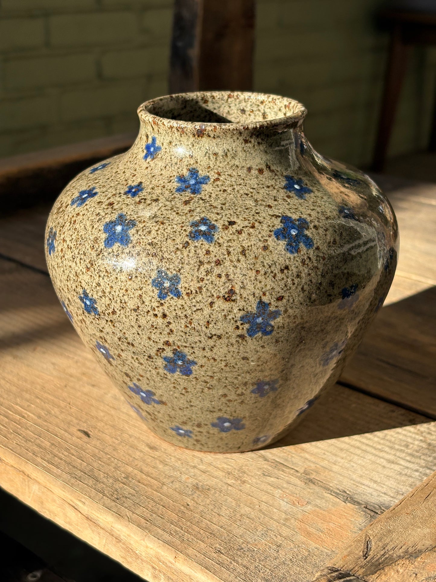 Blue Flowers vase