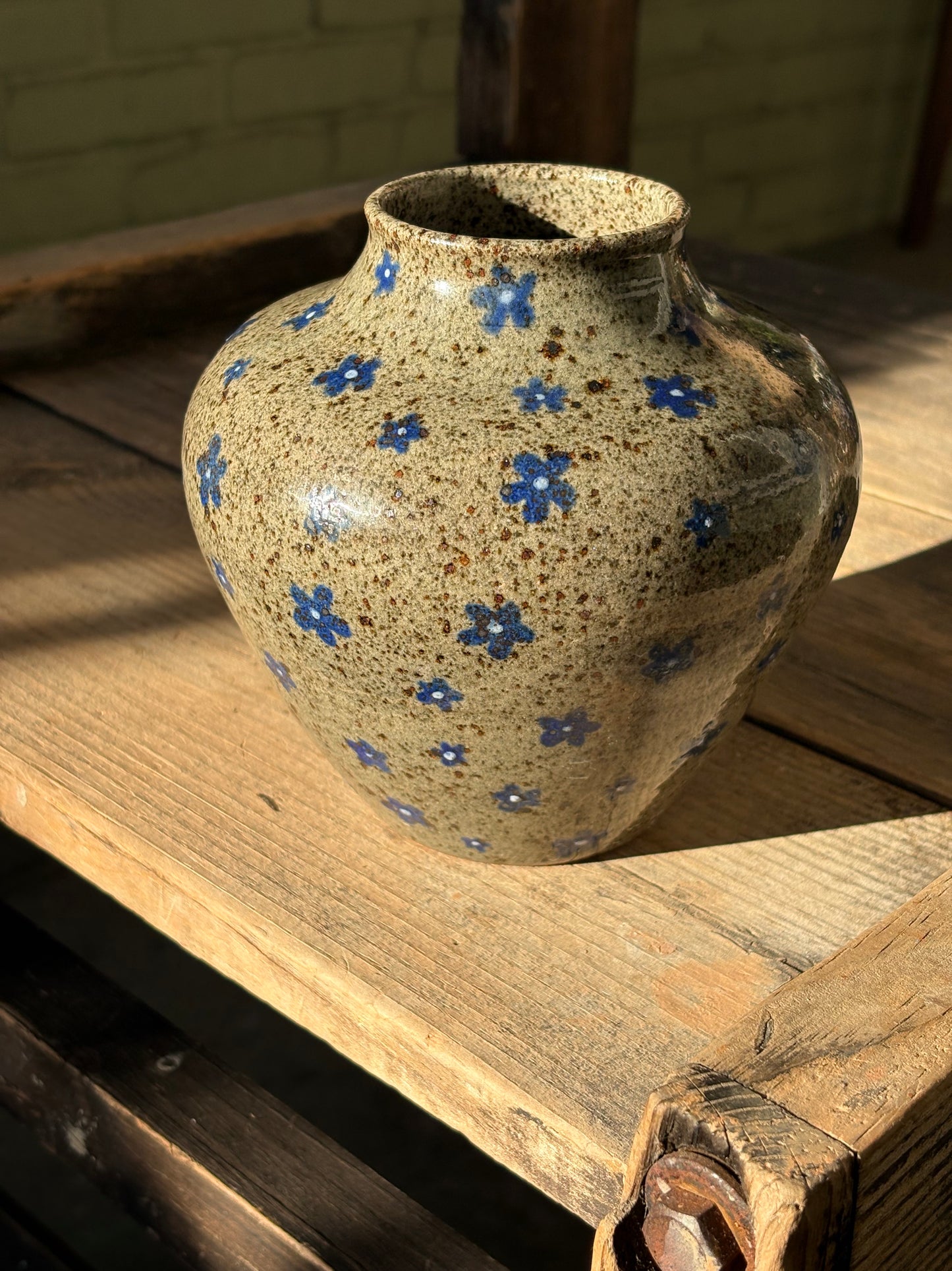 Blue Flowers vase