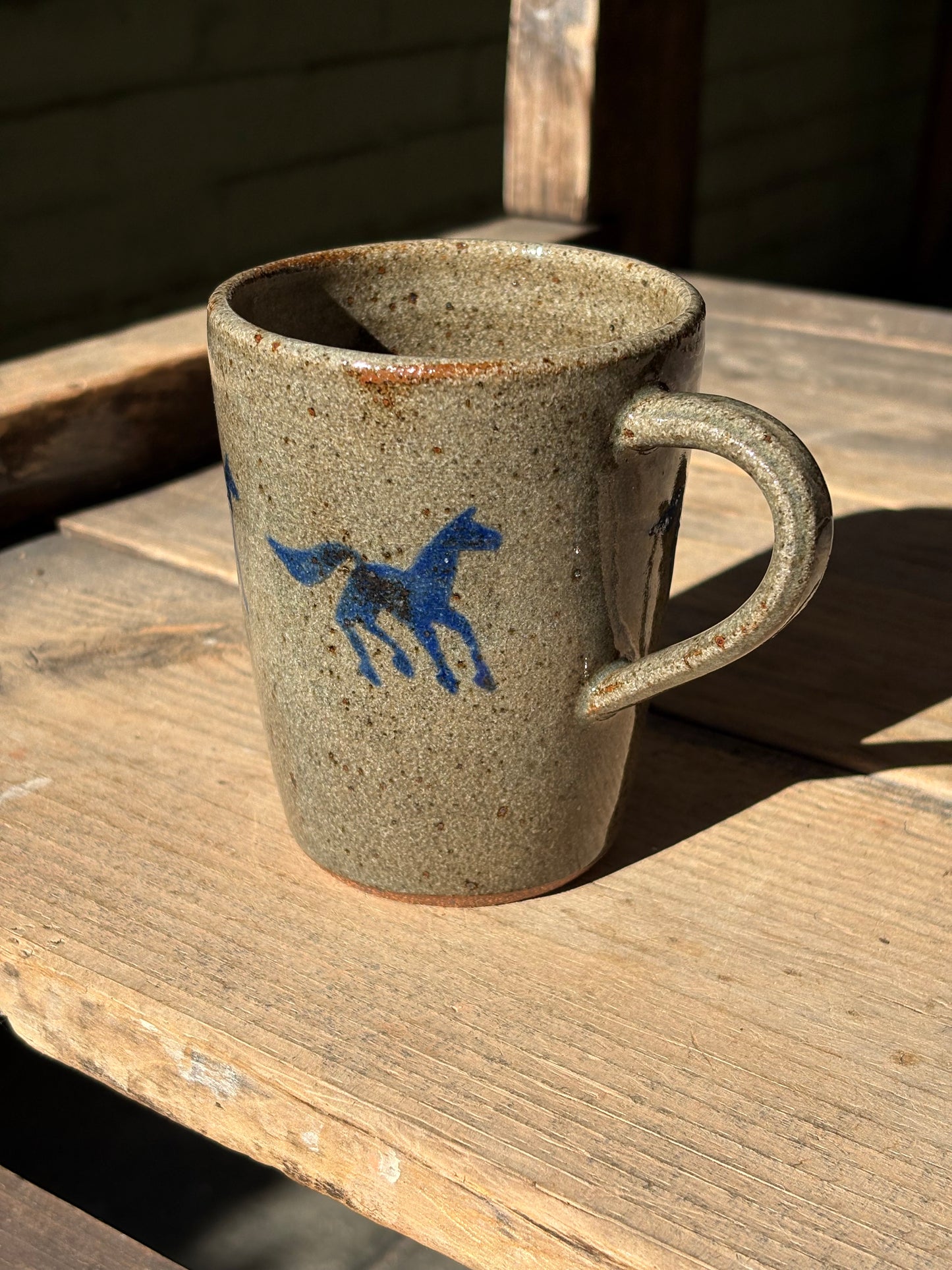 Running Horses mug