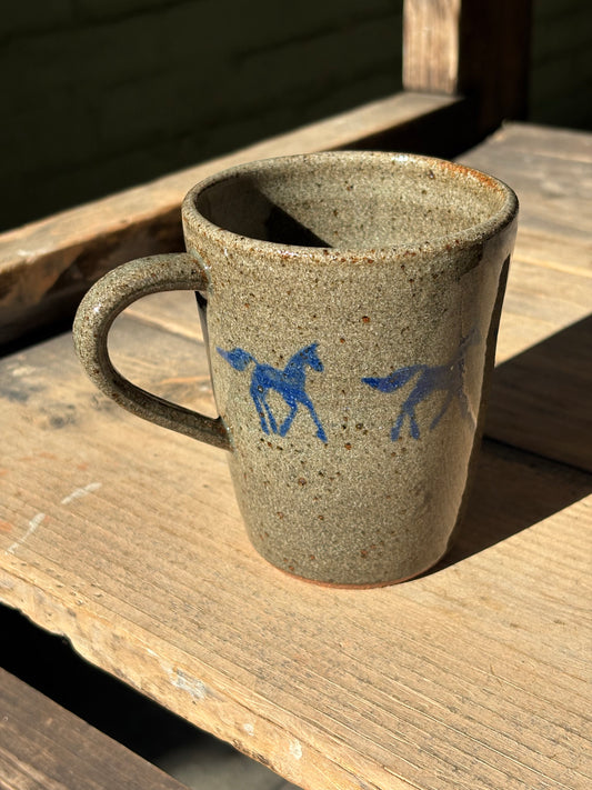 Running Horses mug