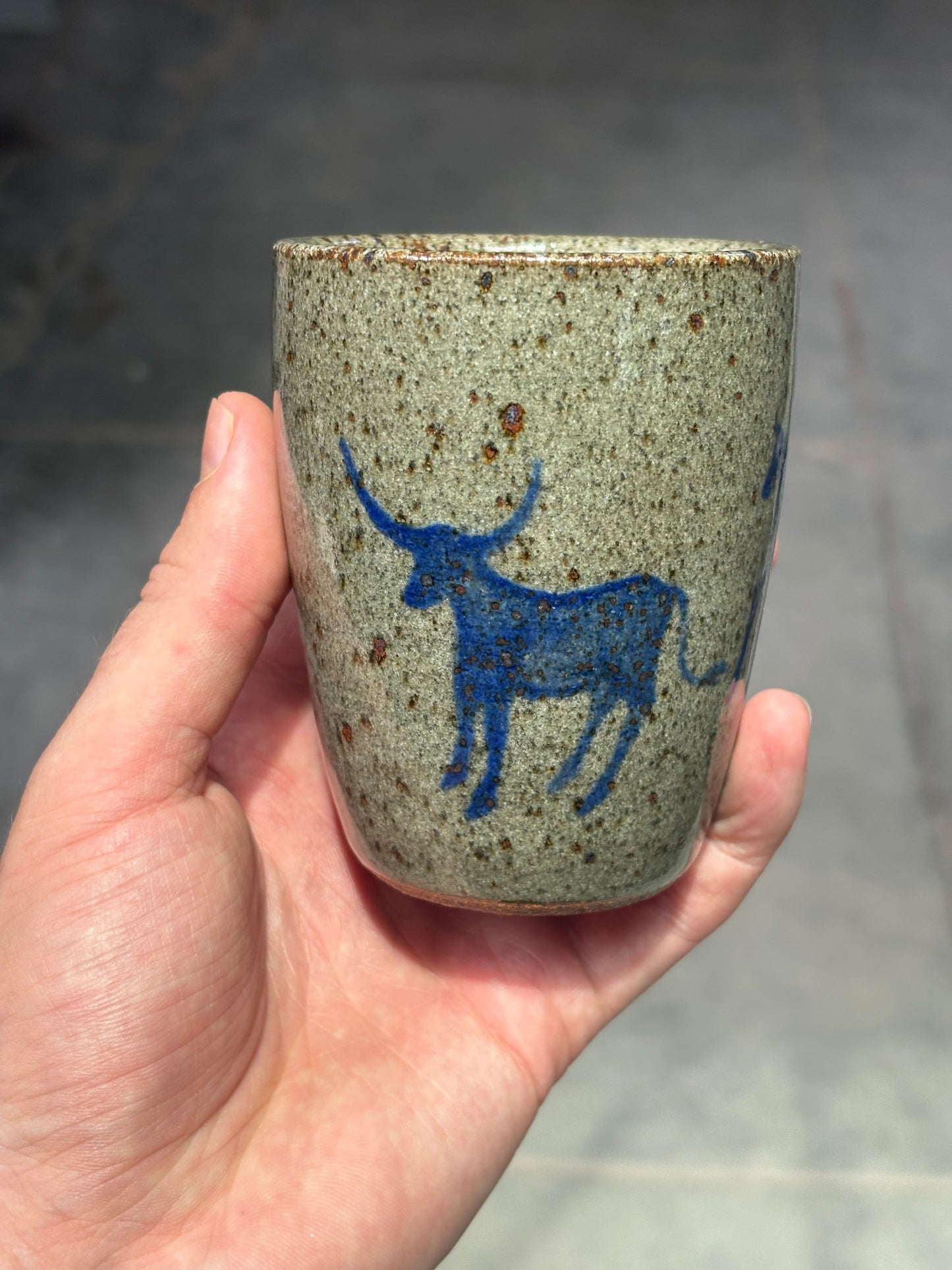 Rancher and Bull cup