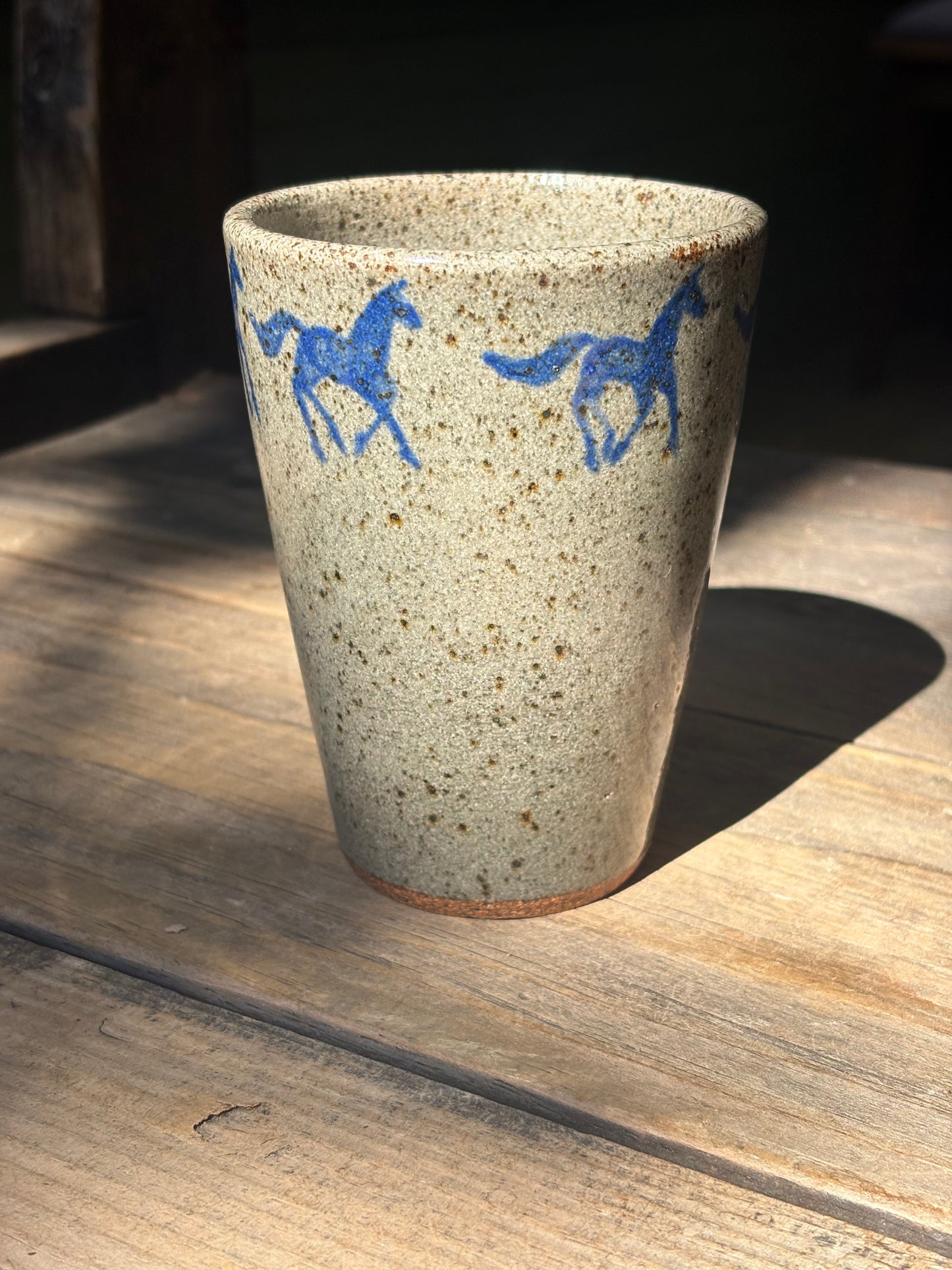 Running Horses cup