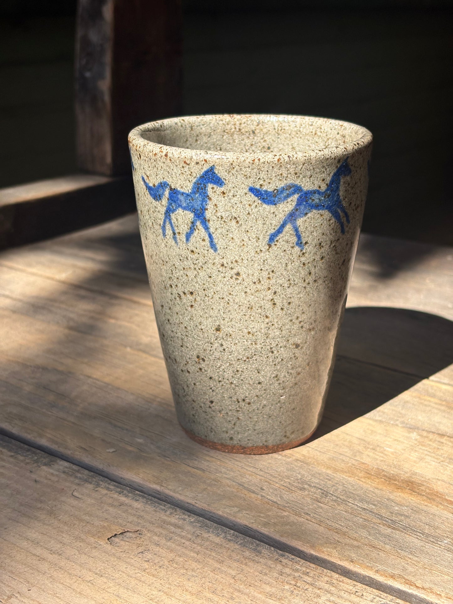 Running Horses cup