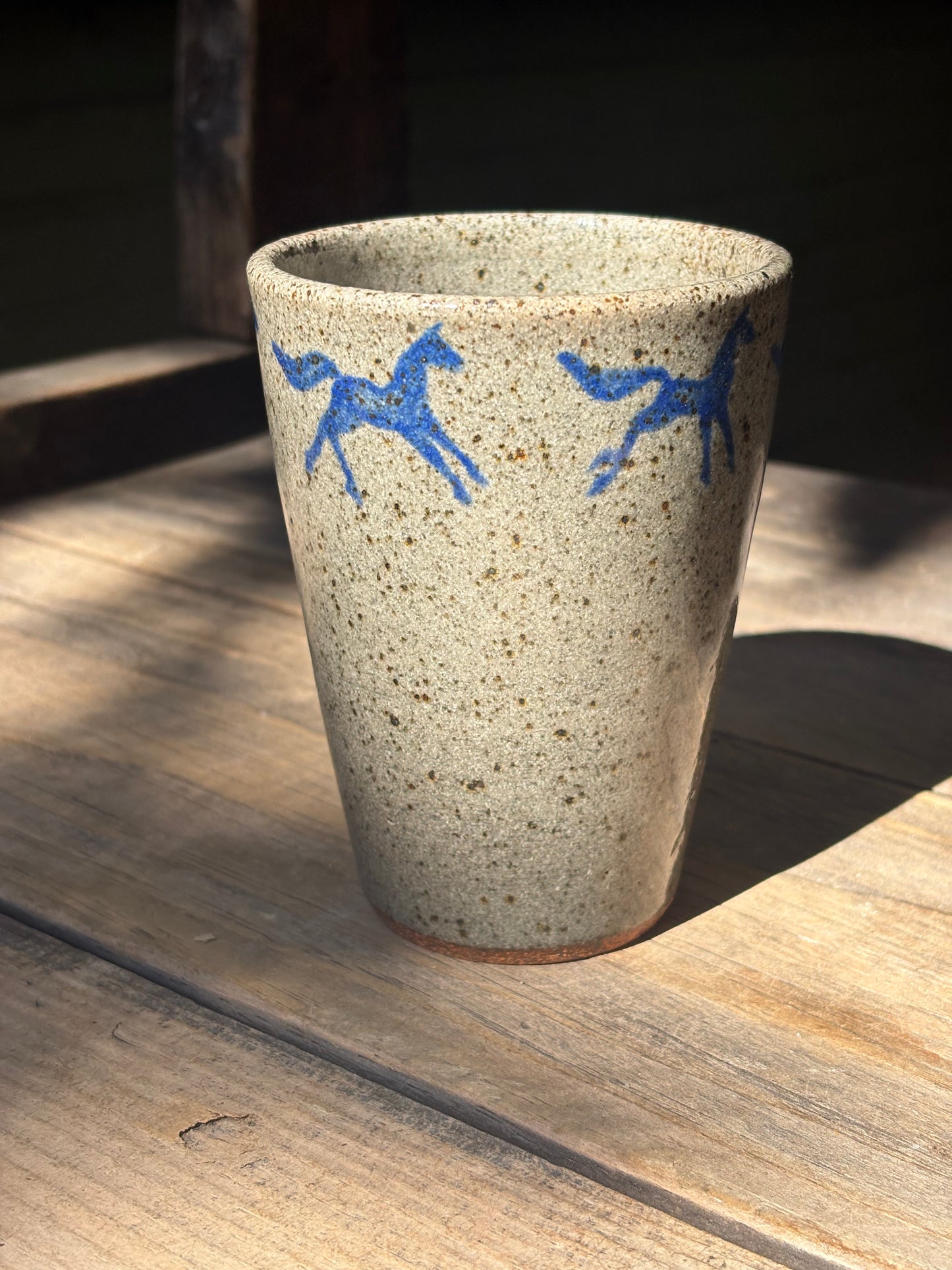Running Horses cup