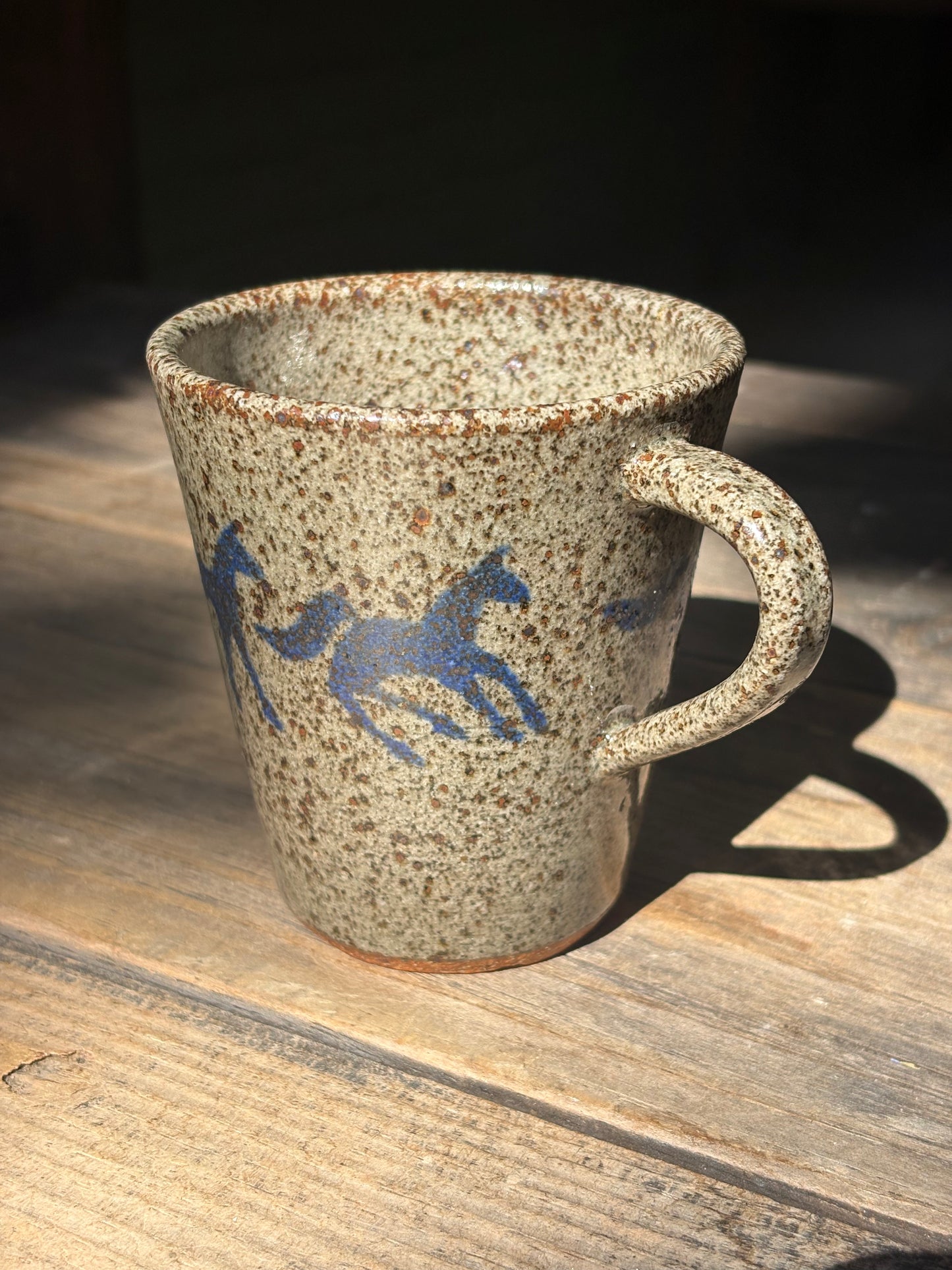 Running Horses mug set