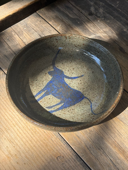 Bull and Barbed Wire bowl