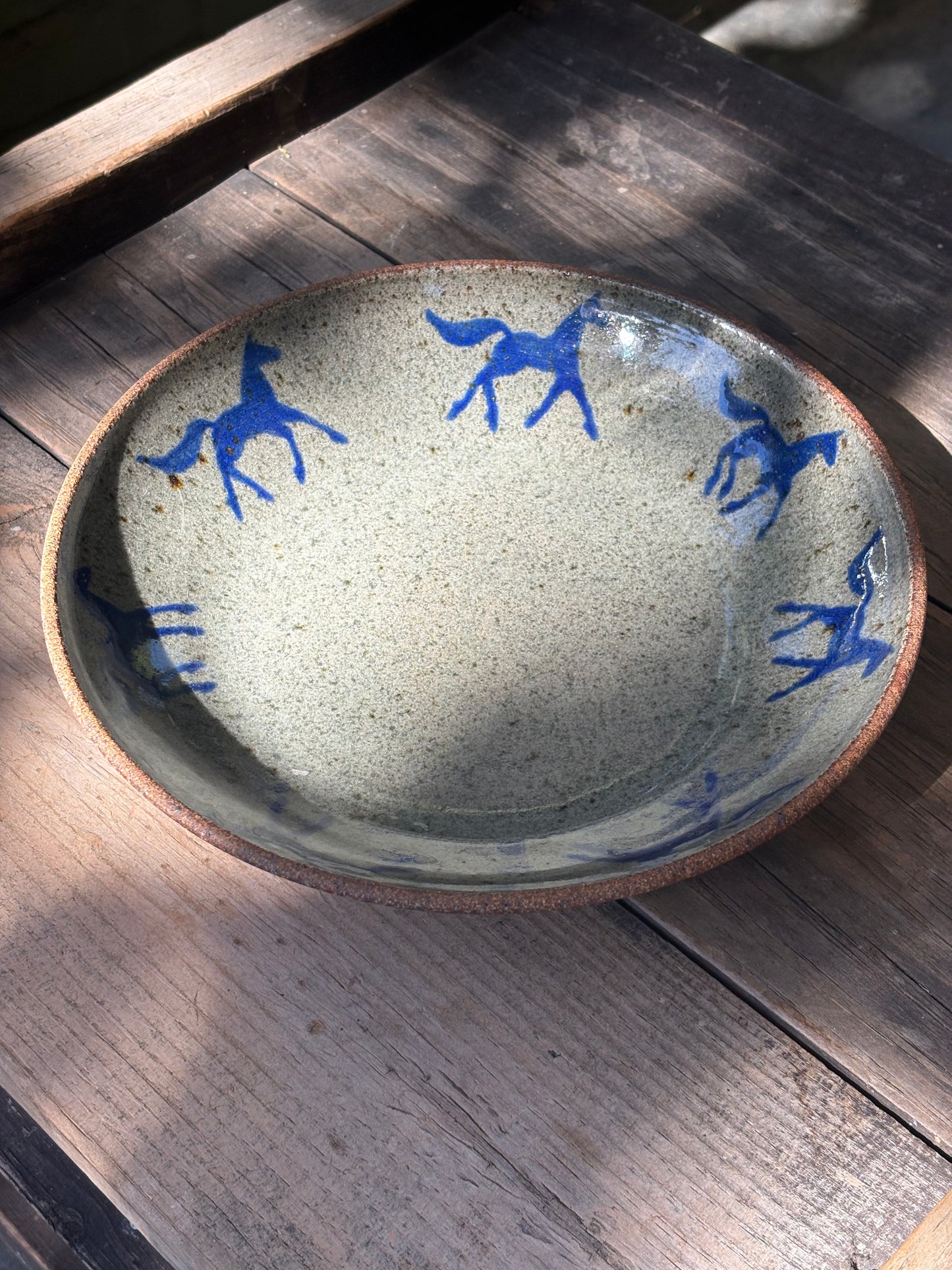 Running Horses bowl